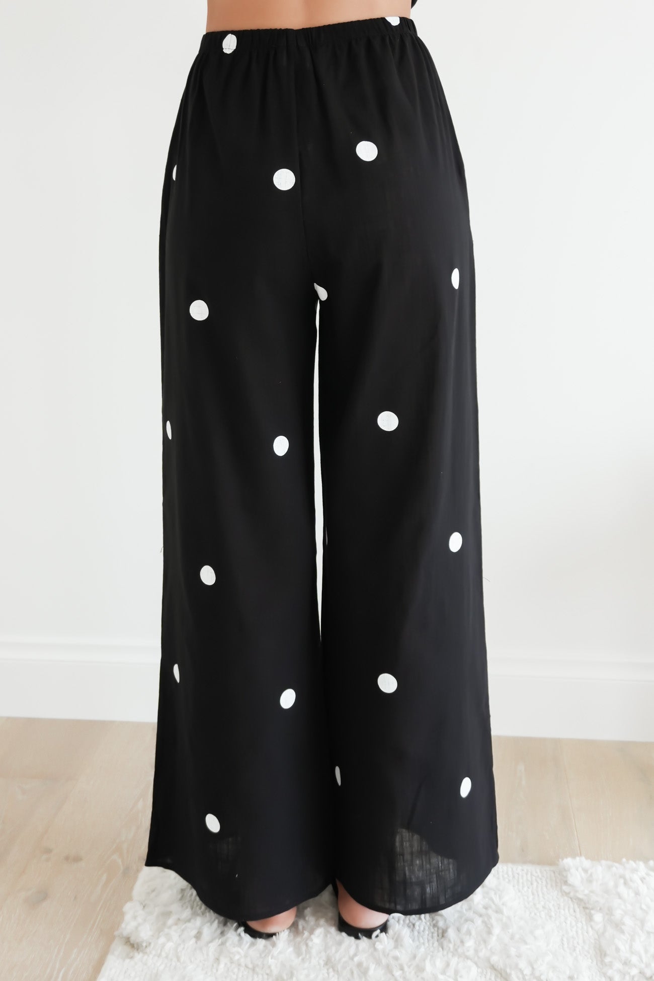 Darla Set Black Polka Dot