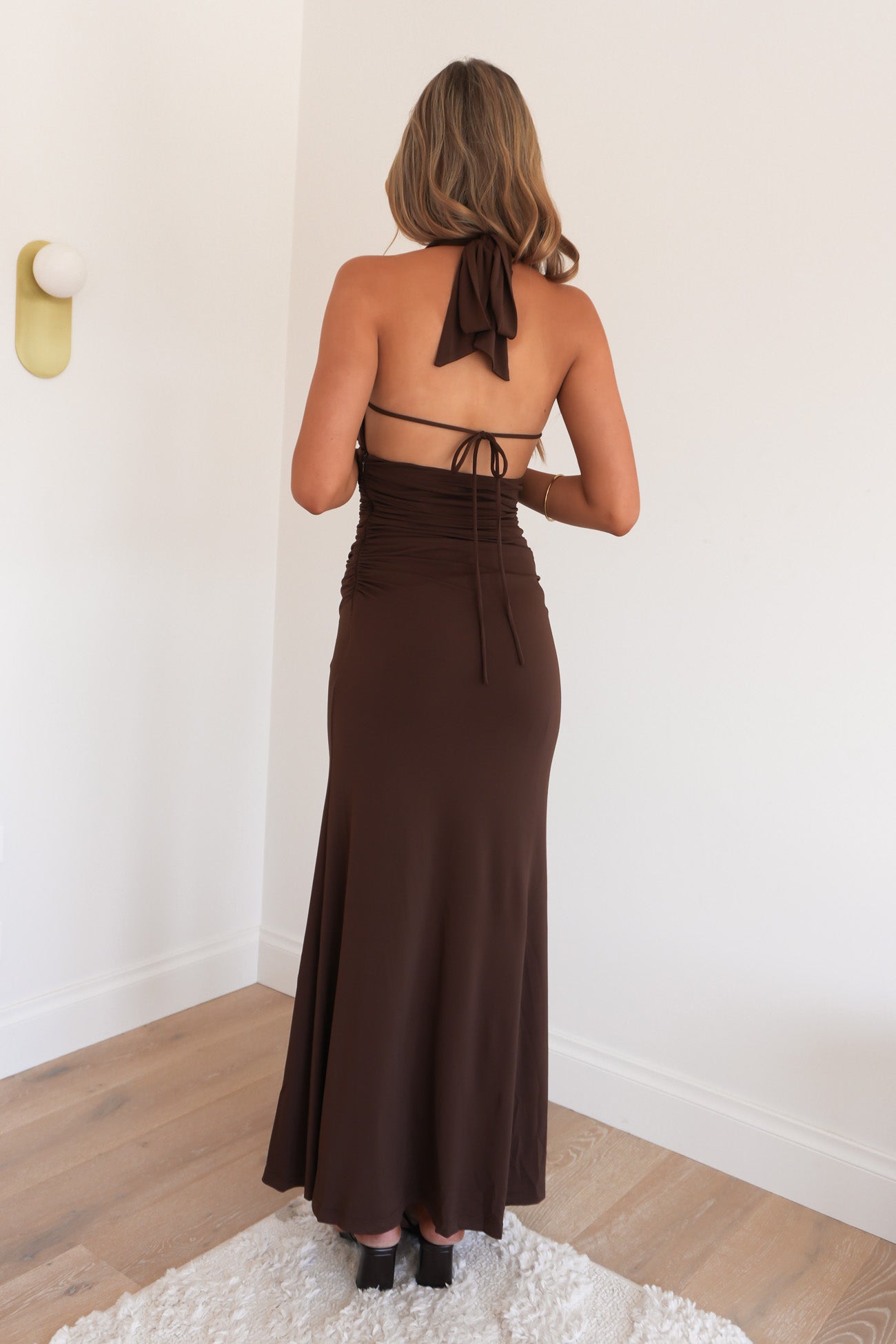 Dawson Maxi Dress Chocolate