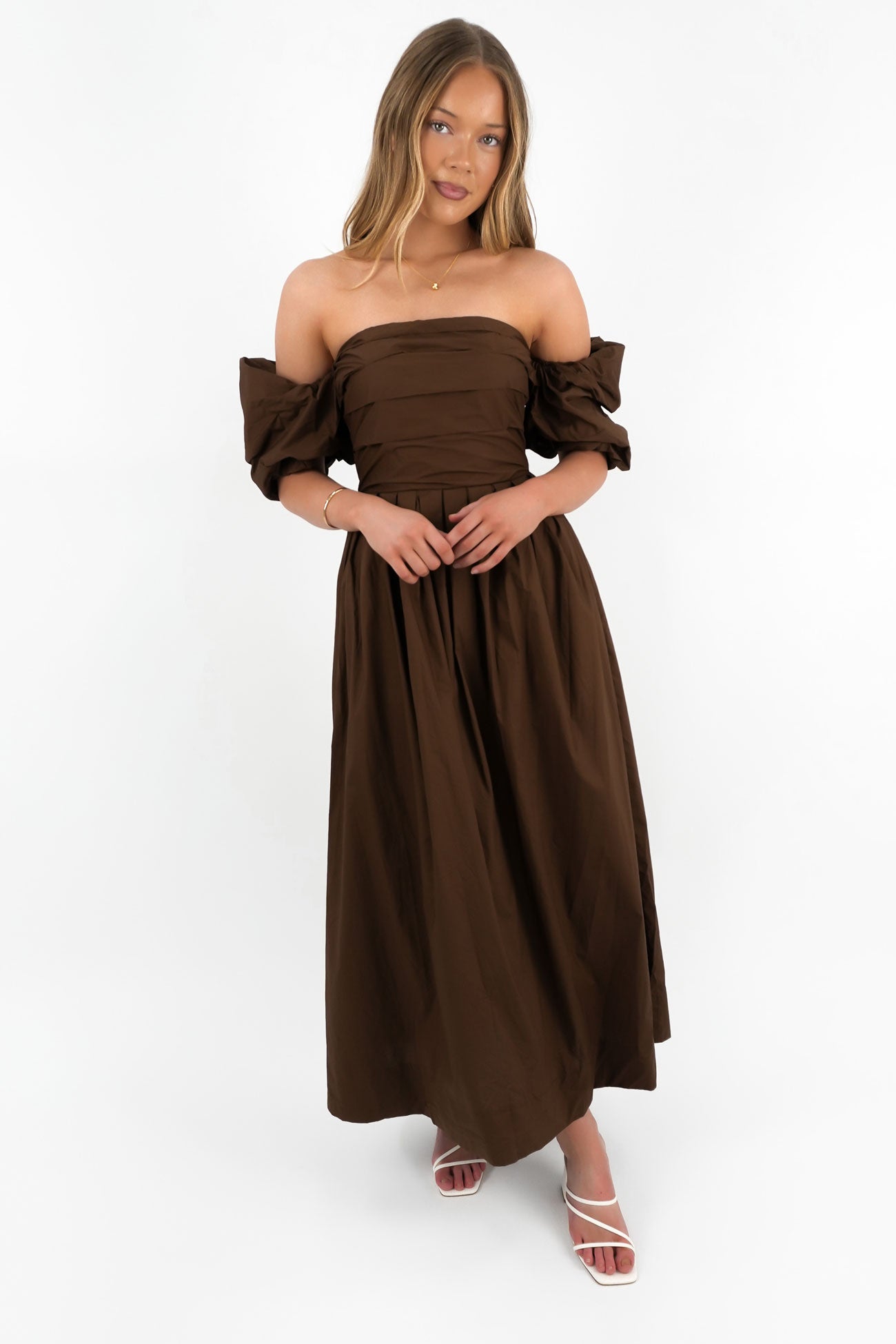 Dempsey Midi Dress Chocolate