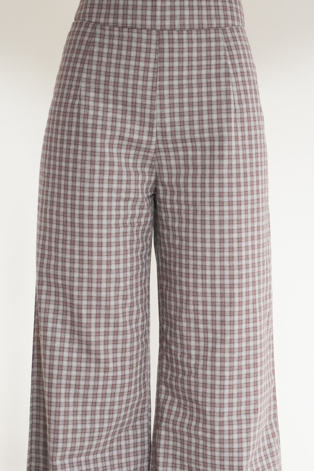 Dorothy Pant Blue Chocolate Checker