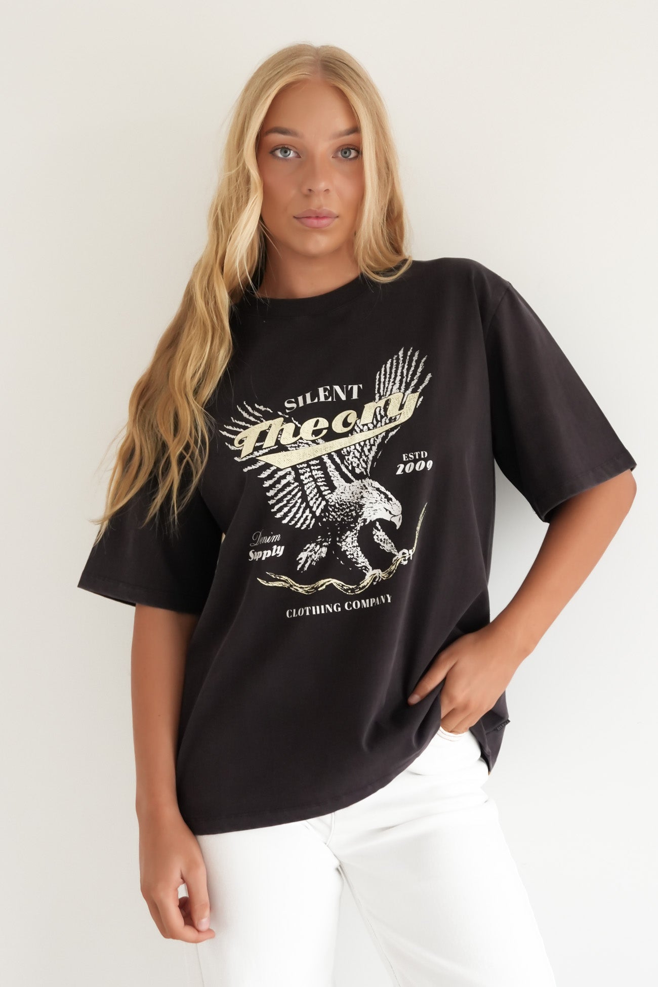 Dystopia Tee Washed Black