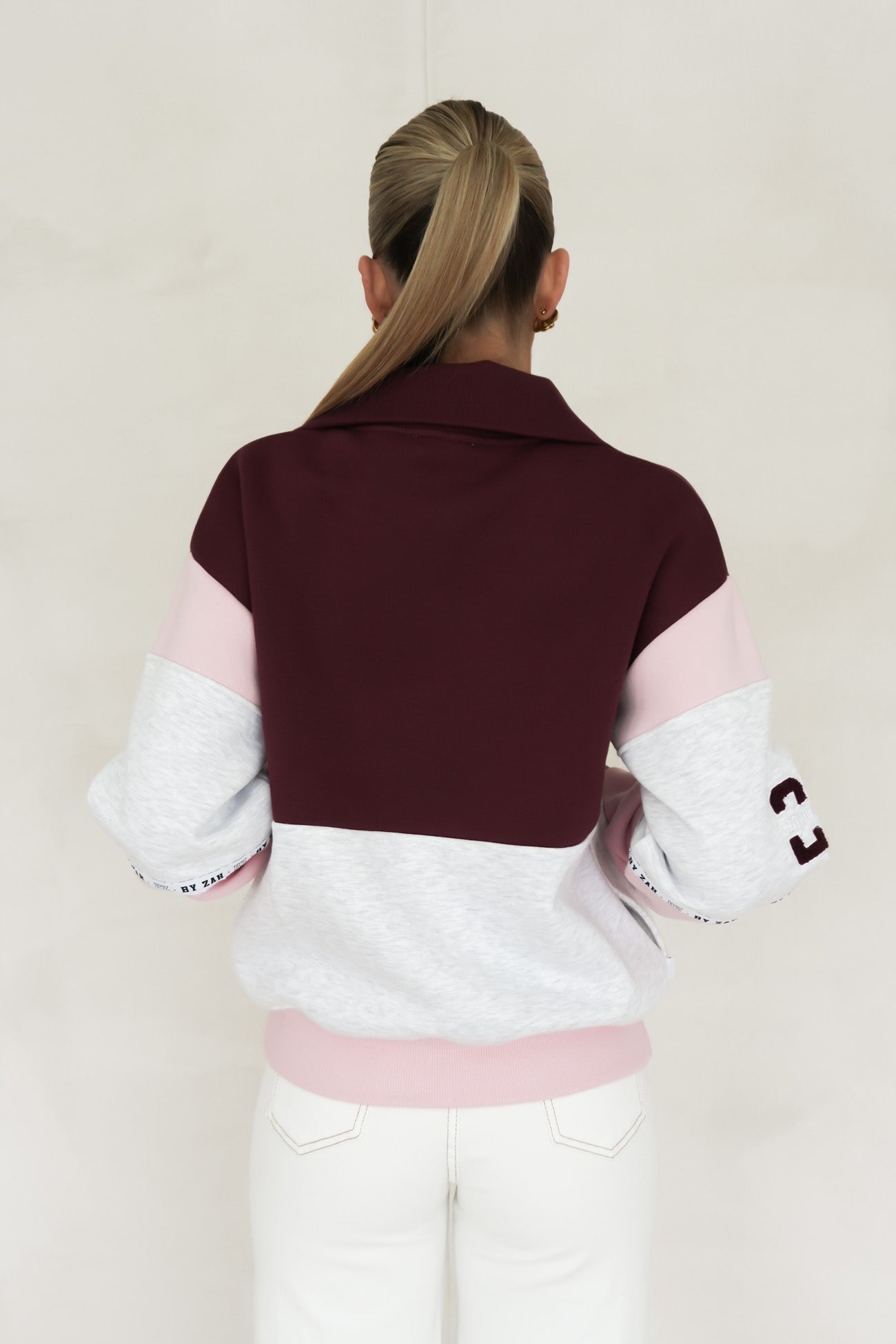 Easton Quarter Zip Cherry