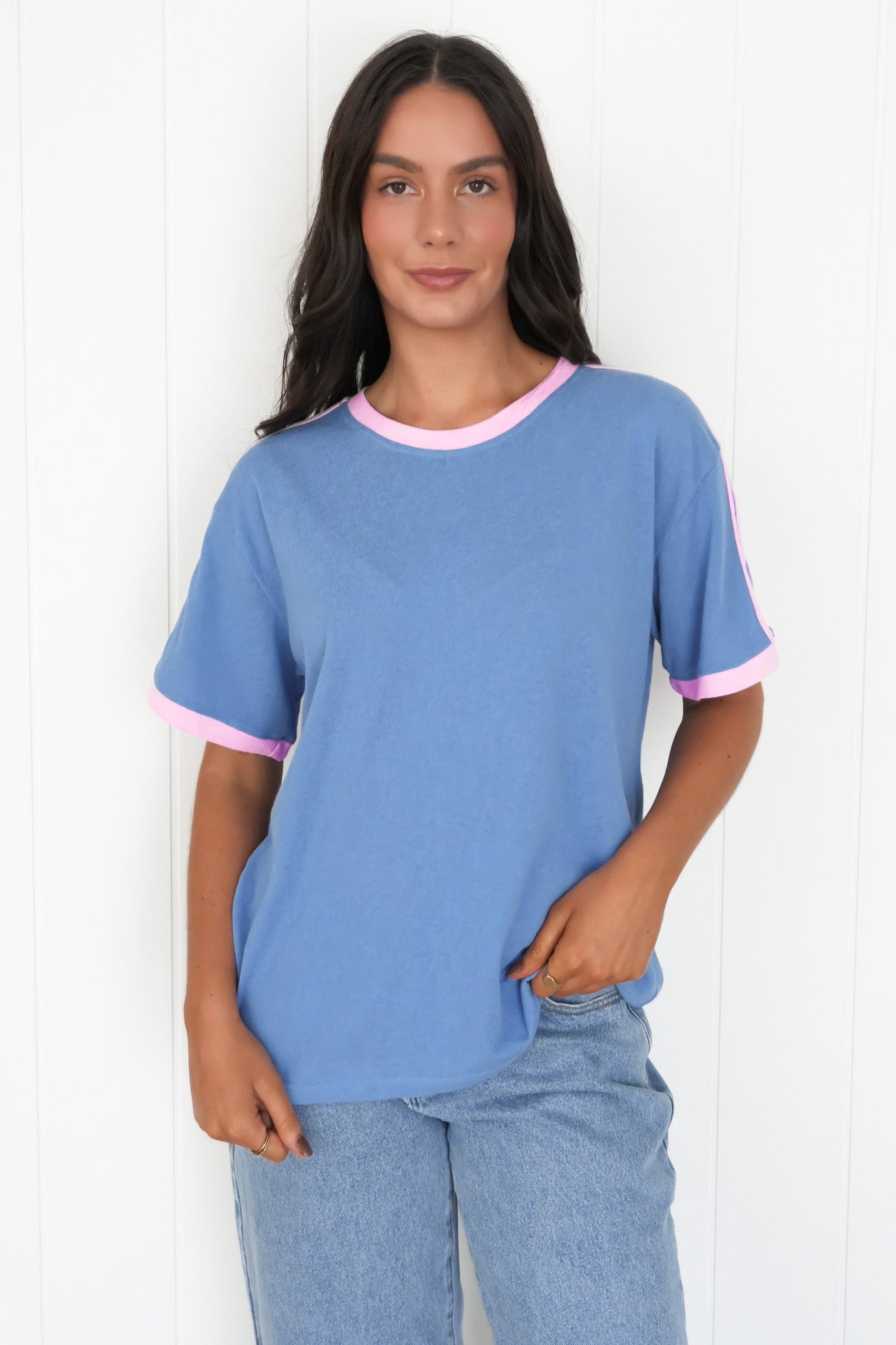 Effy Tee Blue Pink