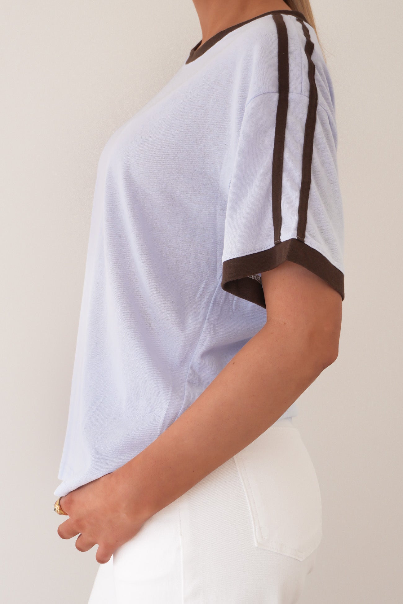 Effy Tee Light Blue Chocolate
