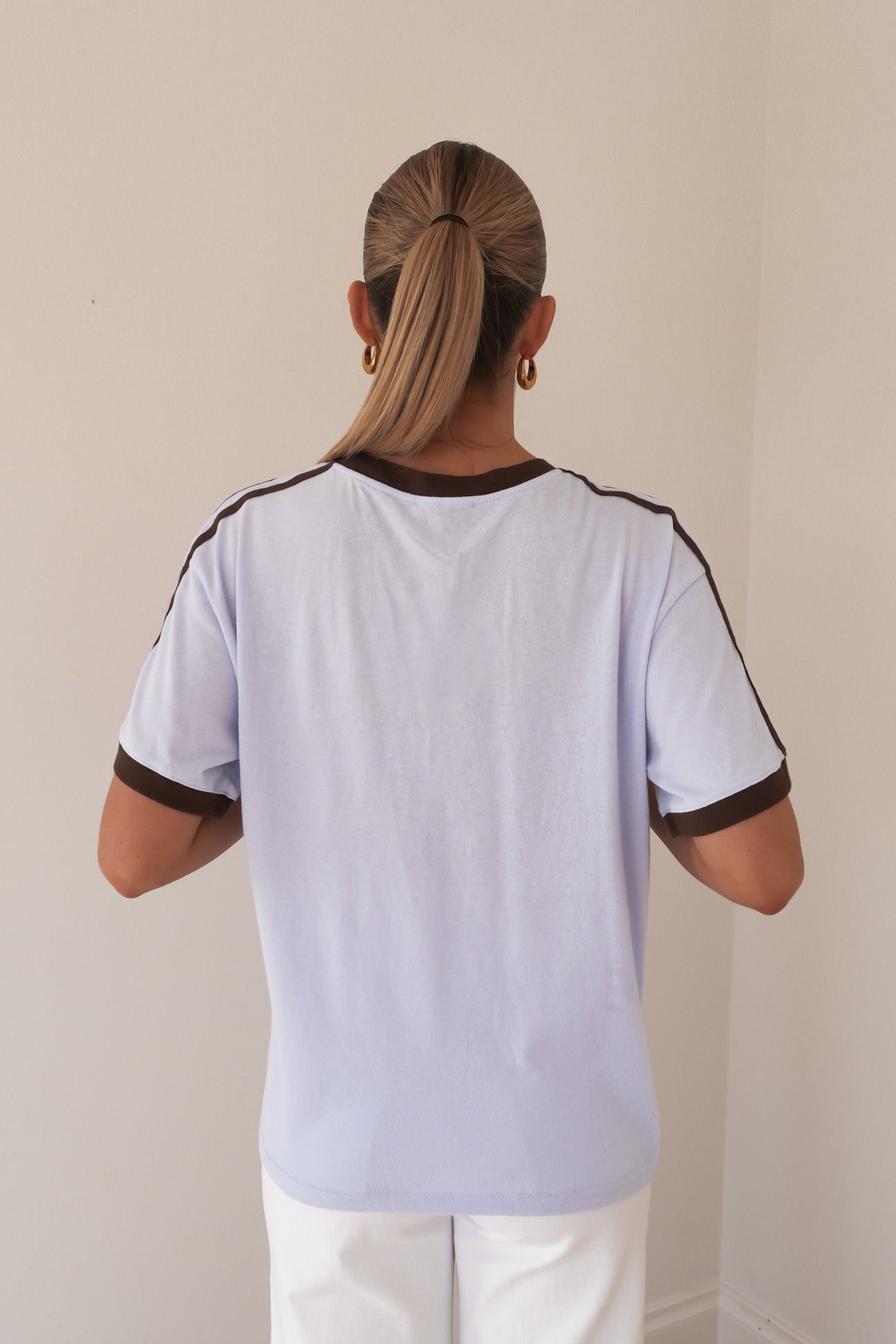 Effy Tee Light Blue Chocolate