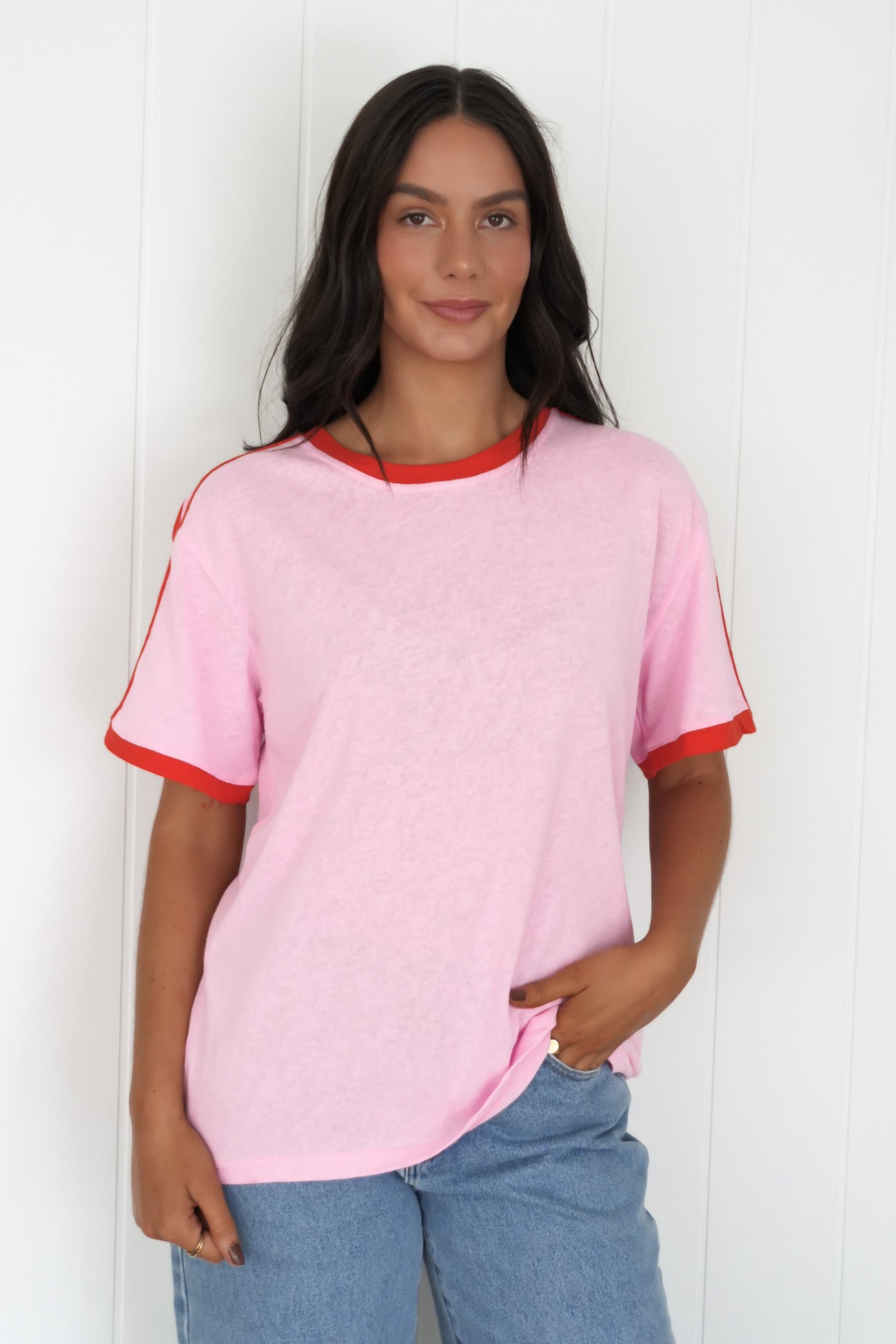 Effy Tee Pink Red