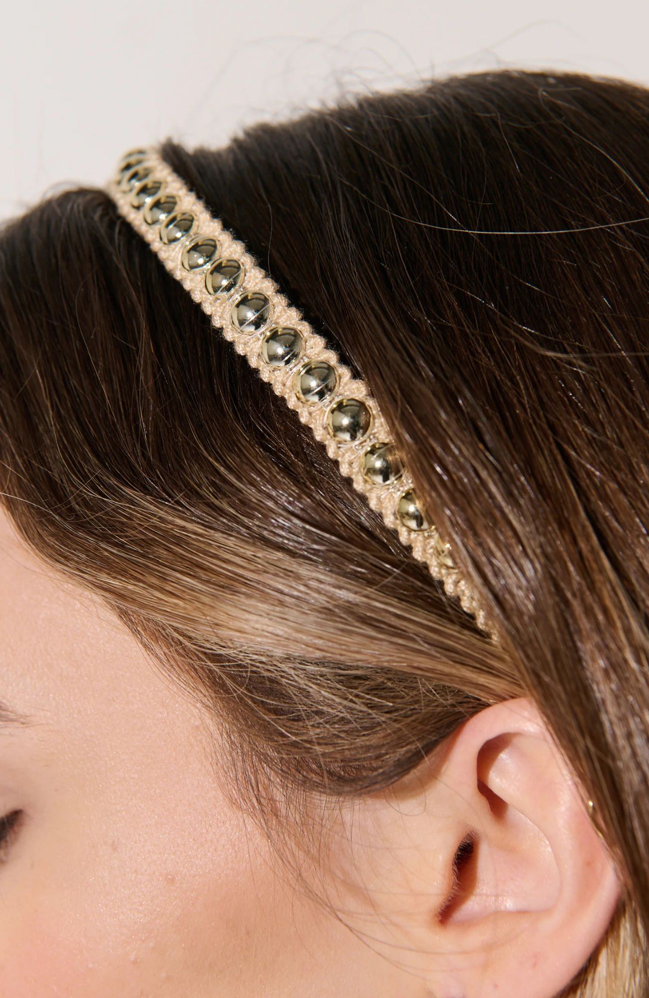 Elaine Headband Champagne 2