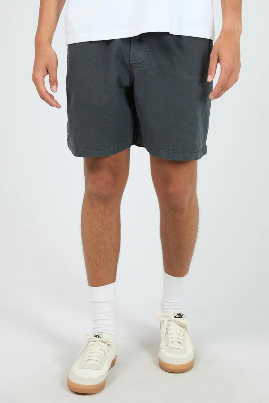 Elastic Waist Short Navy