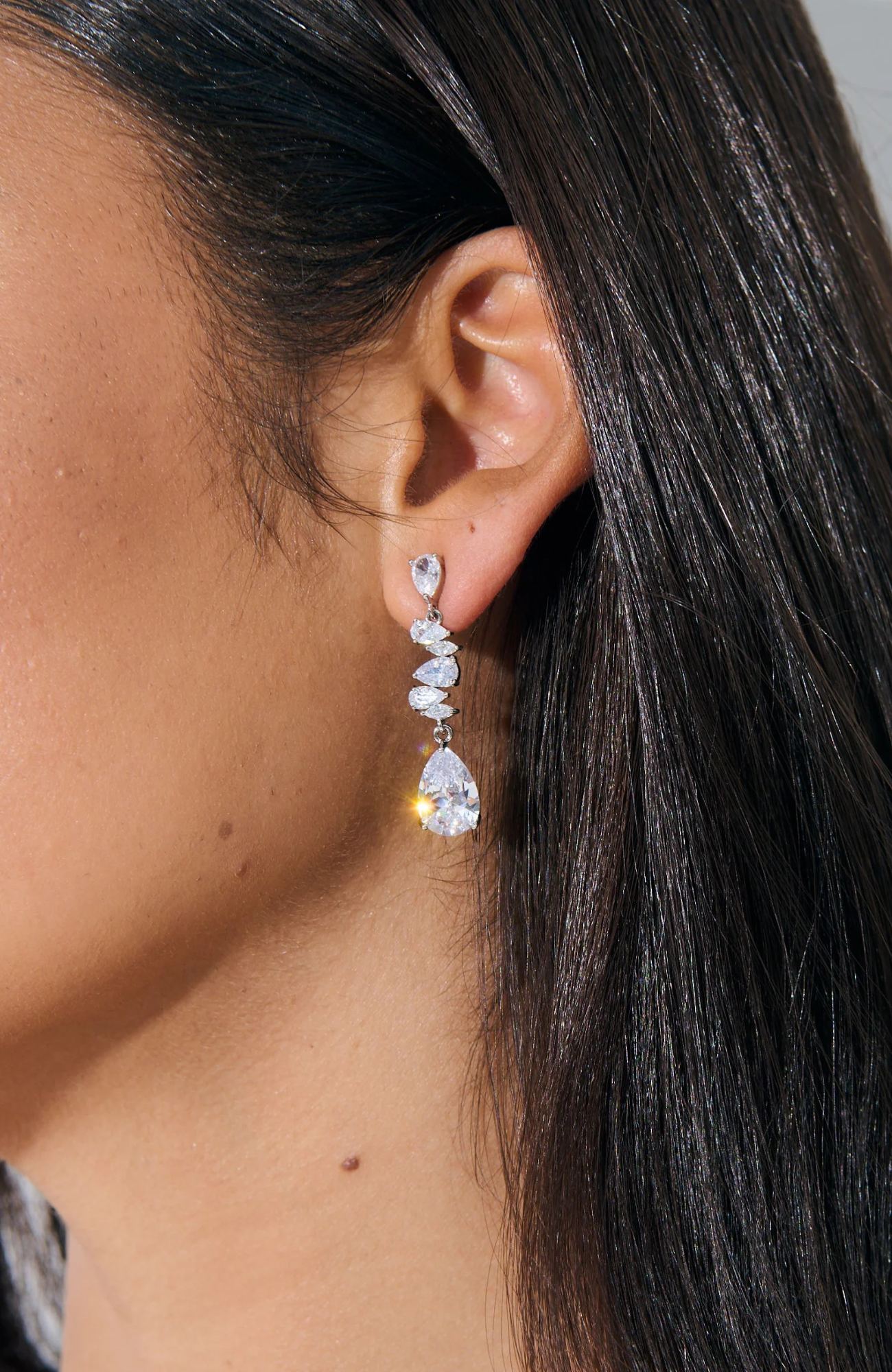 Elena Earrings Silver