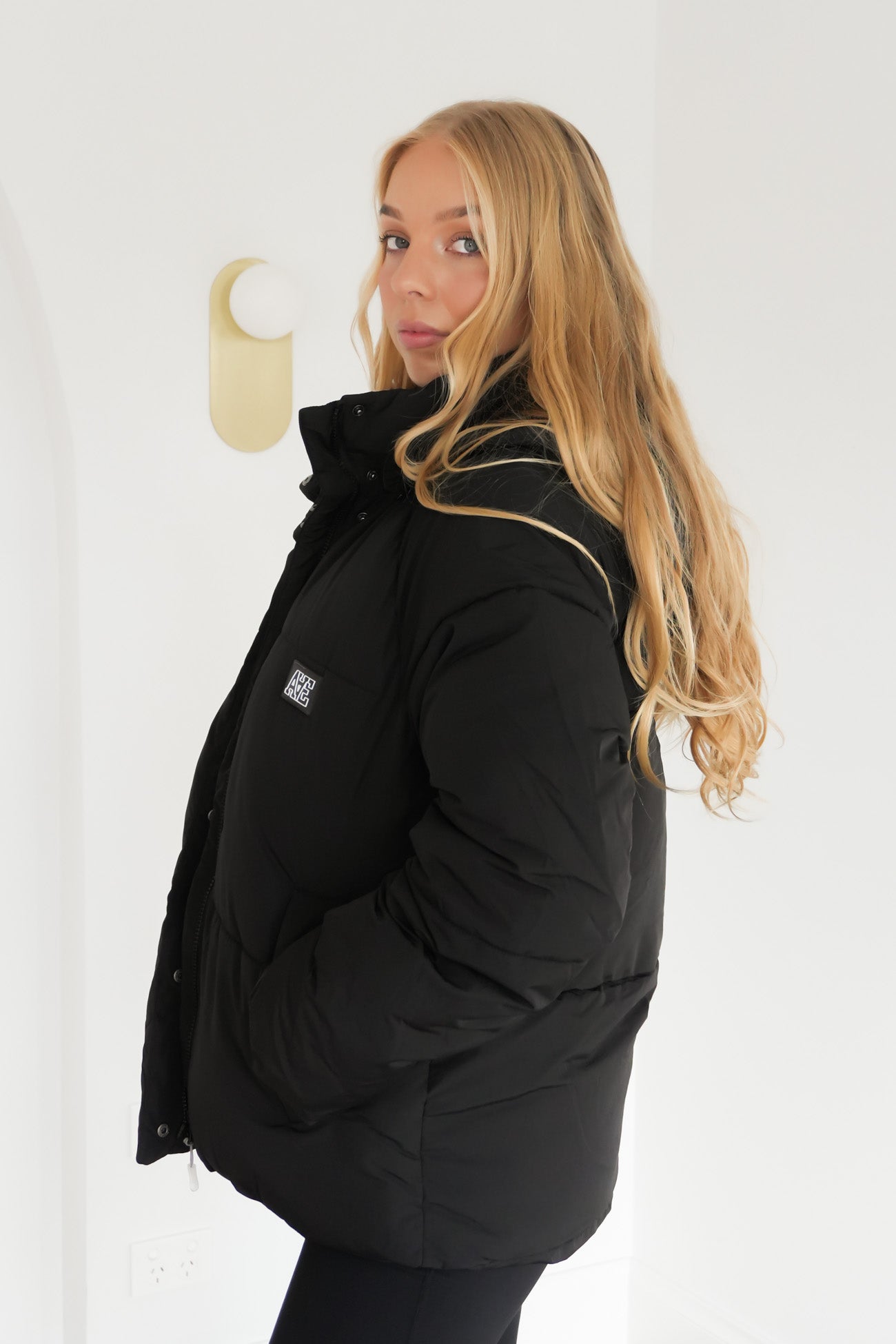 Elevate Puffer Jacket Black