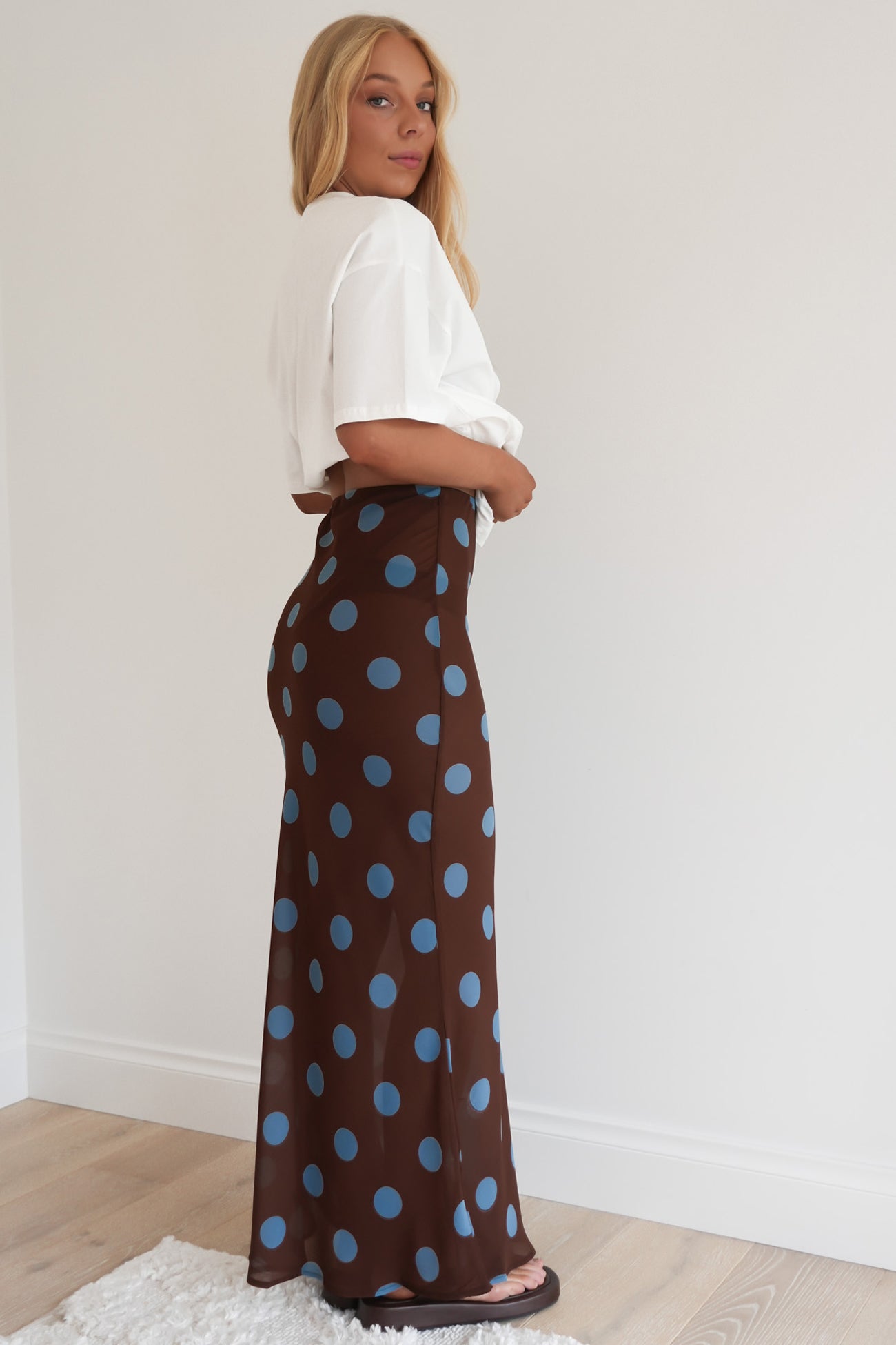 Ellody Set White Polka Dot