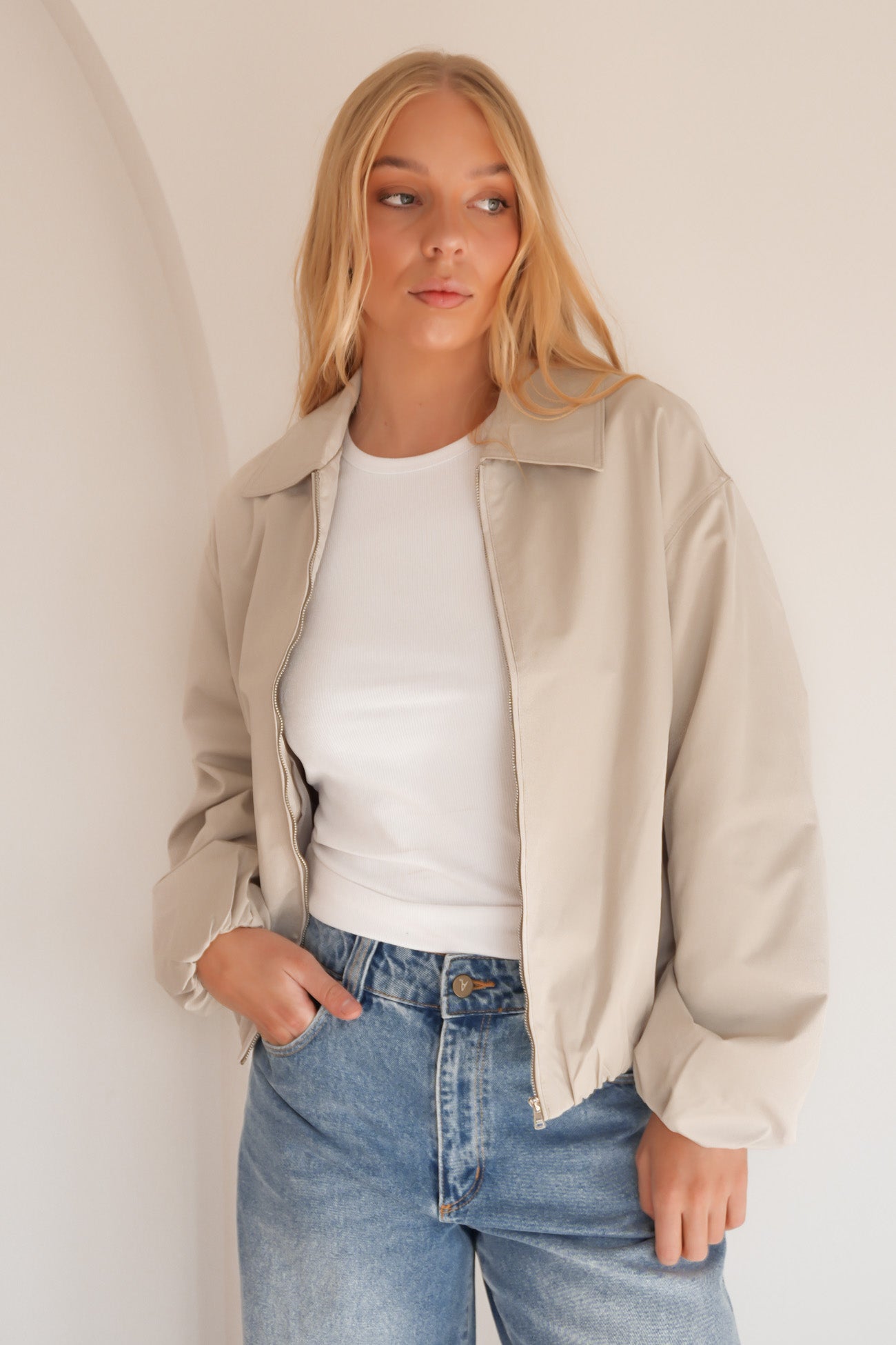 Elyshia Jacket Stone