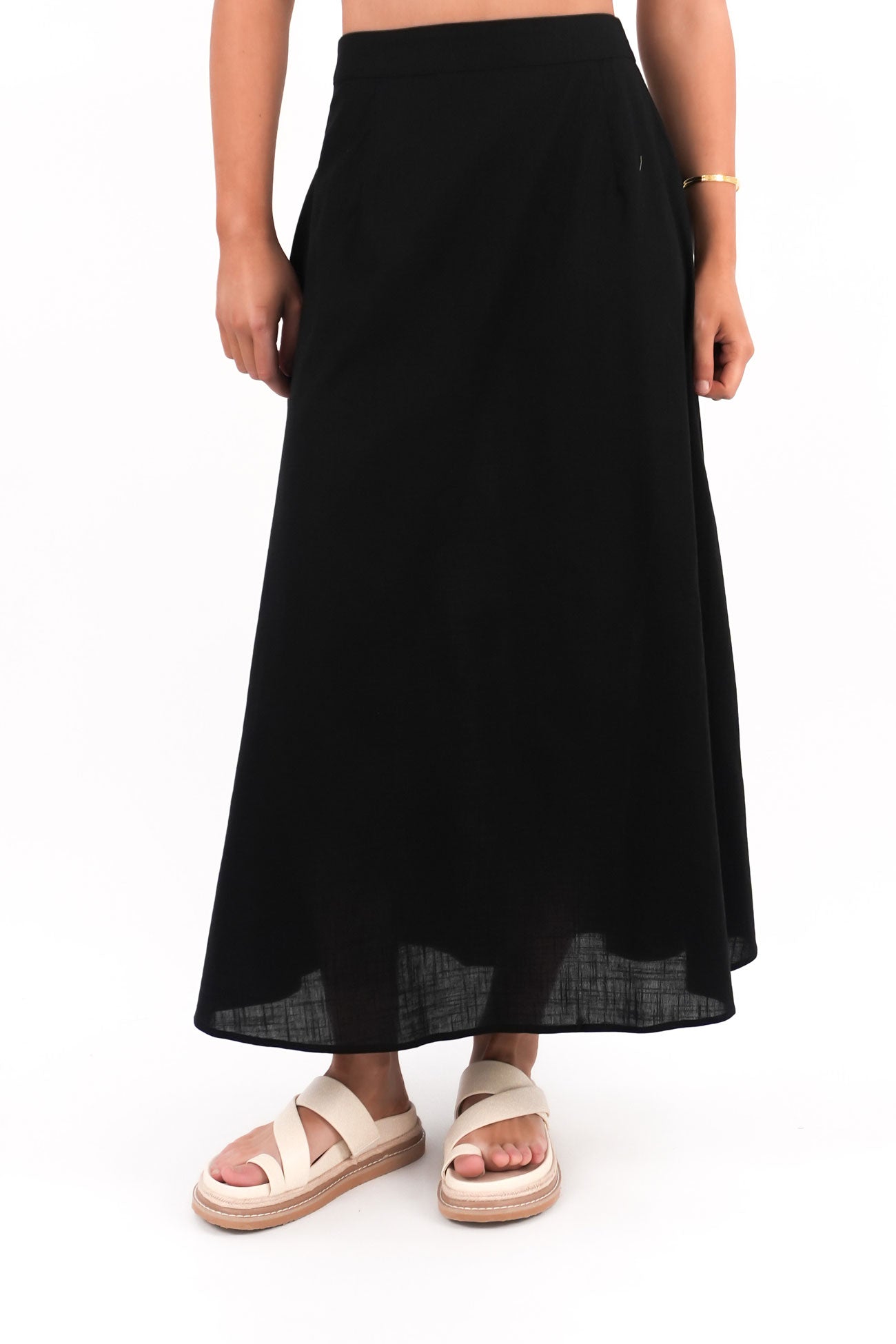 Essential Maxi Skirt Black