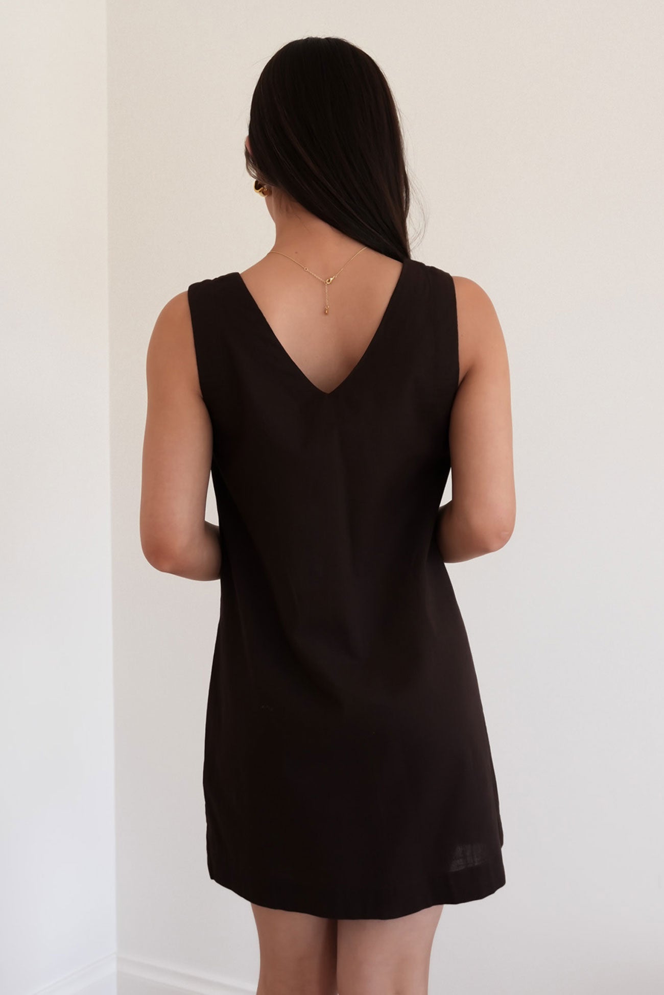 Essential Mini Dress Brown