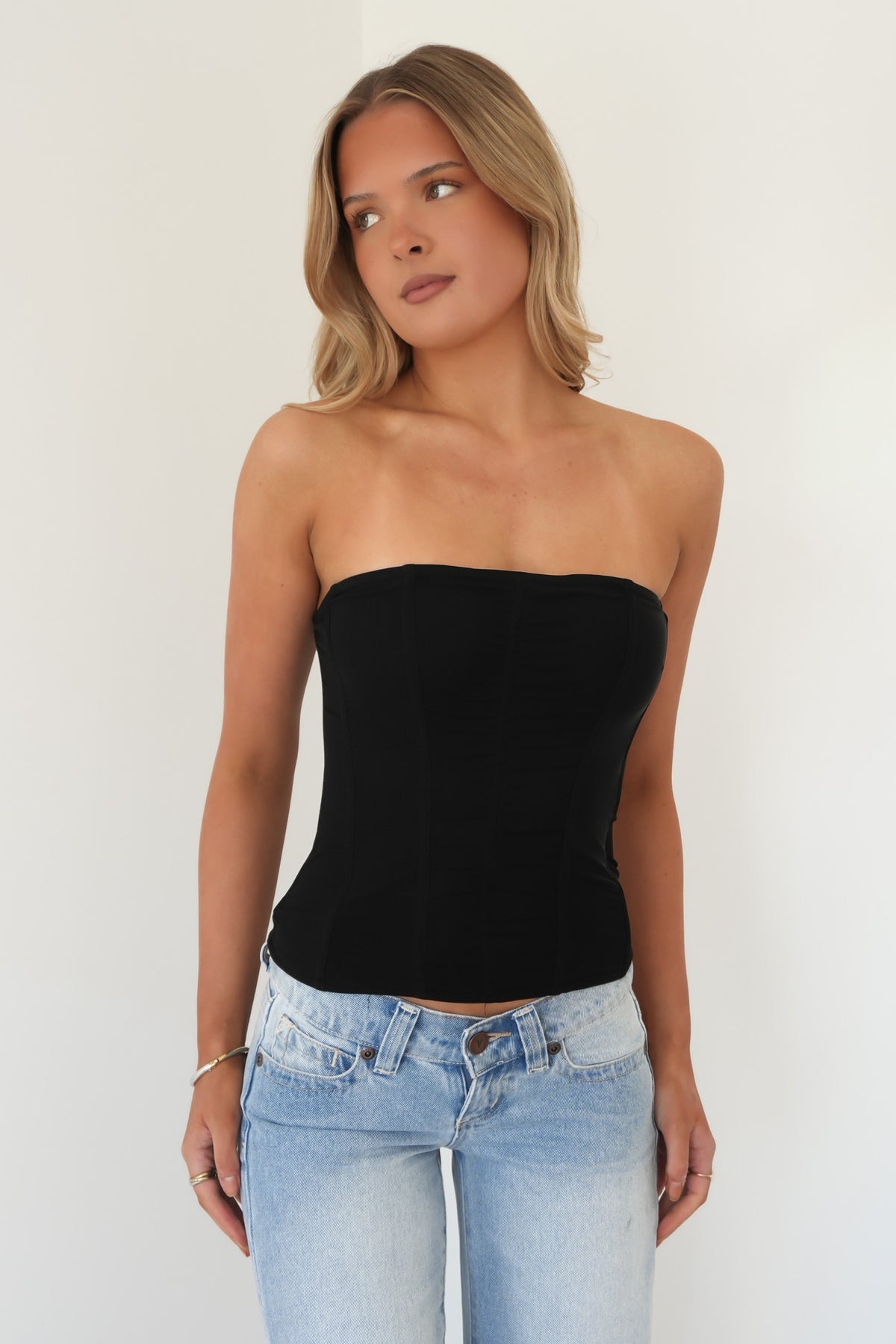 Esther Corset Top Black