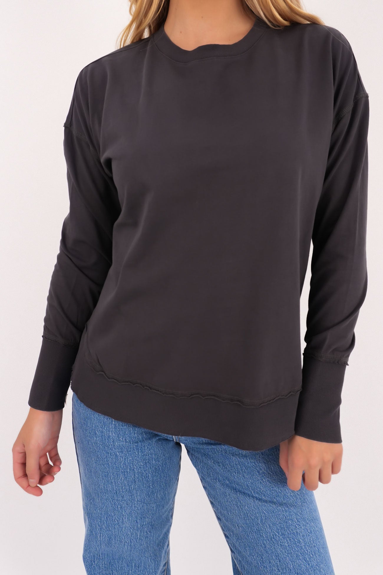 Farrah Long Sleeve Charcoal