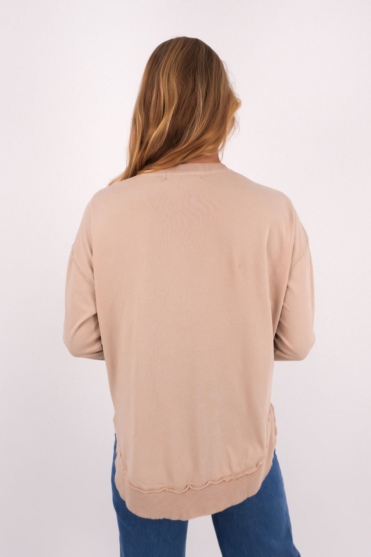 Farrah Long Sleeve Oatmeal