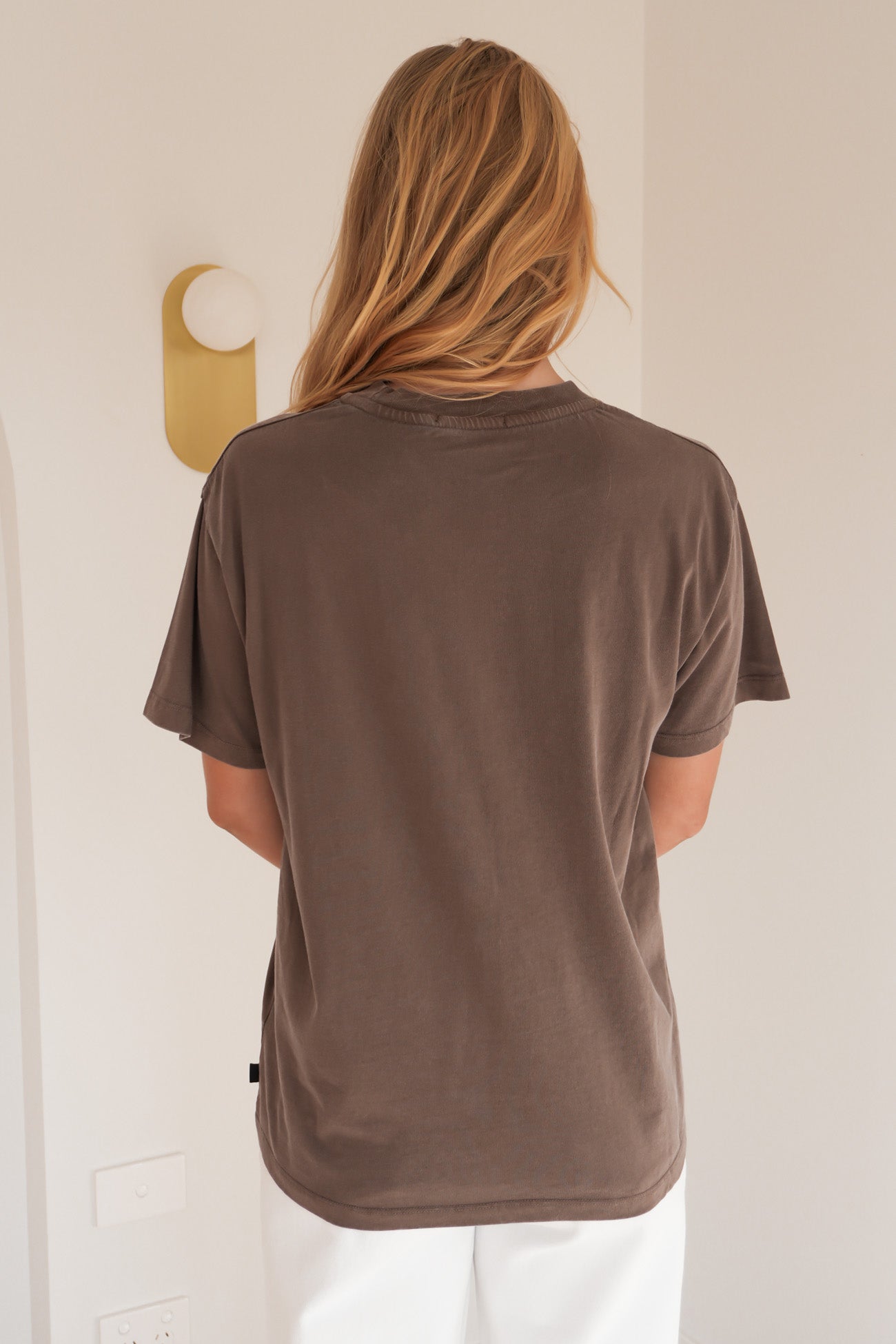 Fields Relaxed Tee Coffee