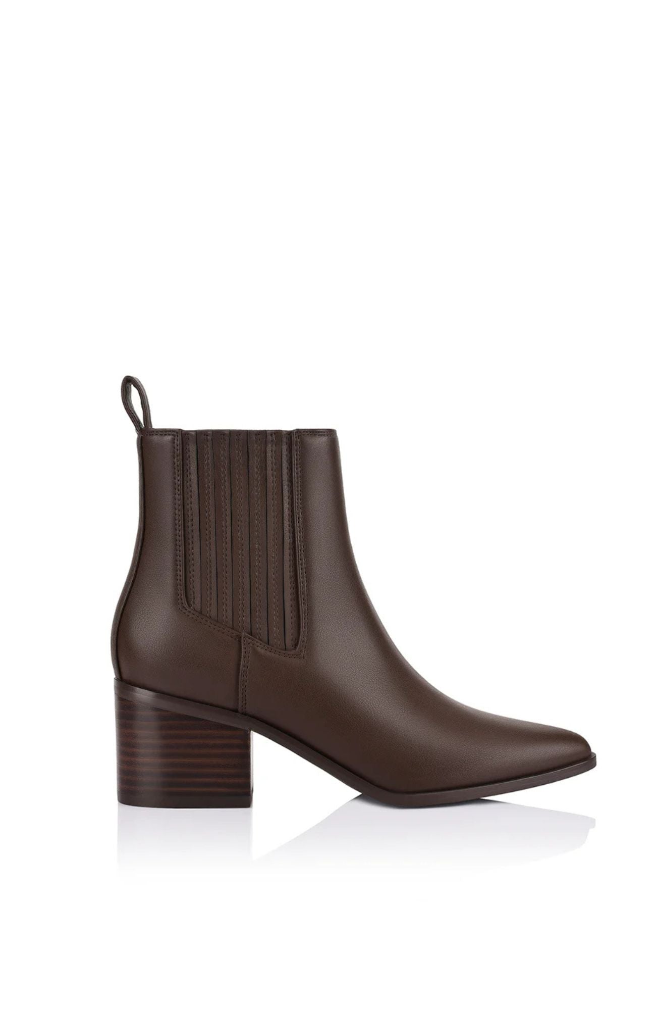 Fillipin Chelsea Ankle Boots Chocolate Brown