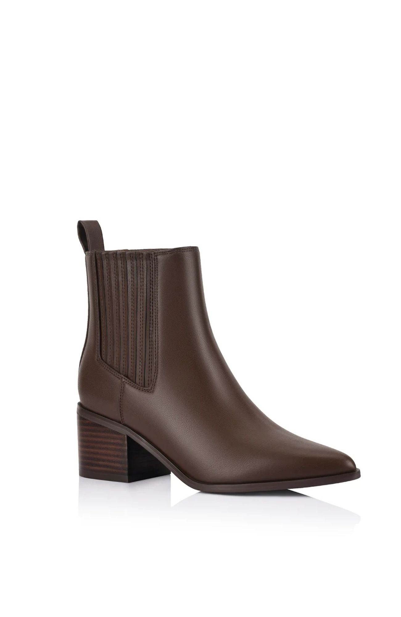 Fillipin Chelsea Ankle Boots Chocolate Brown