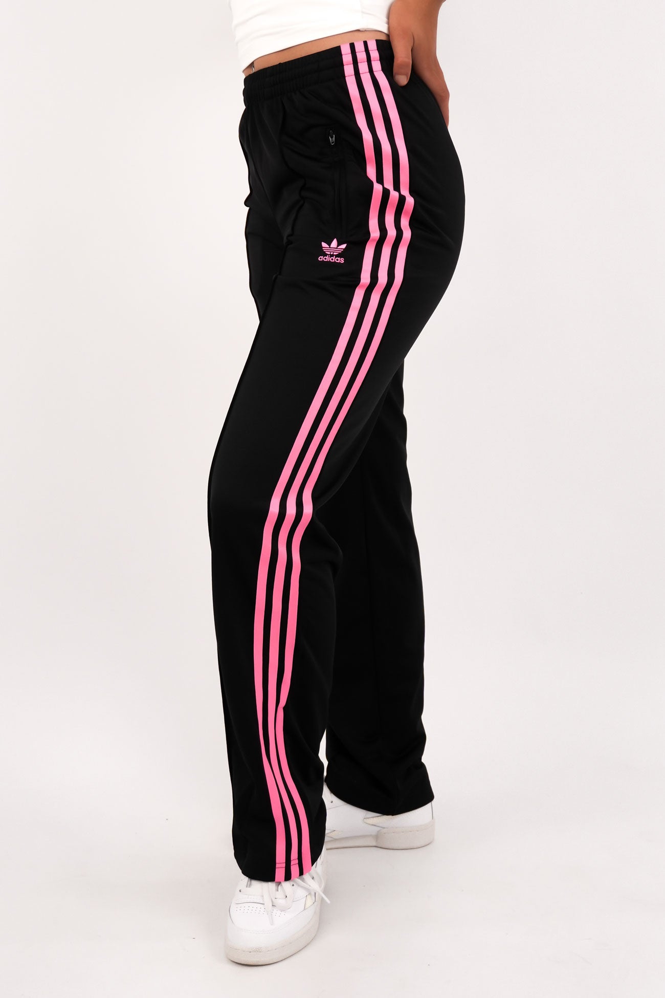 Firebird Trackpant Black Lucid Pink