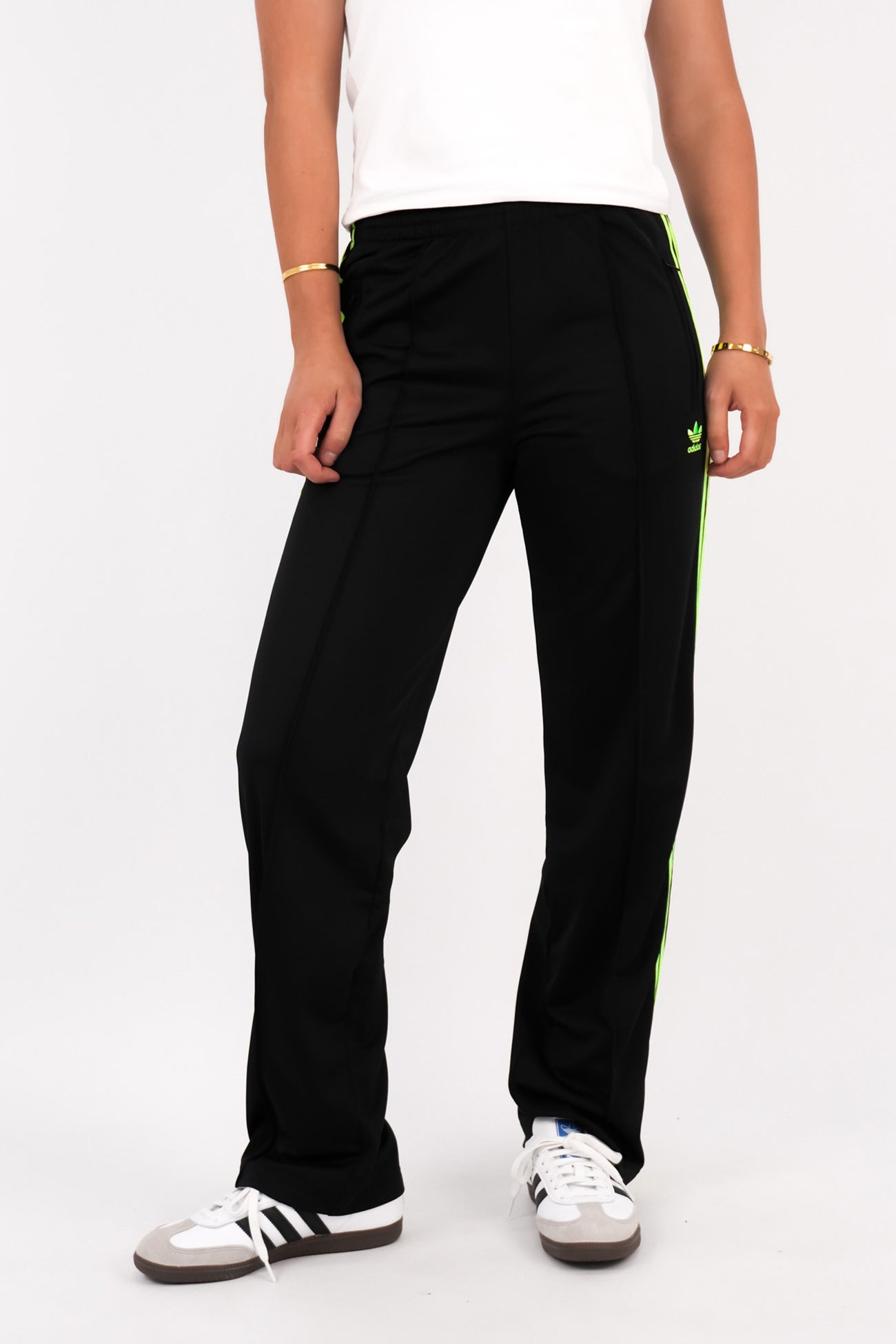Firebird Track Pant Black Signal Green