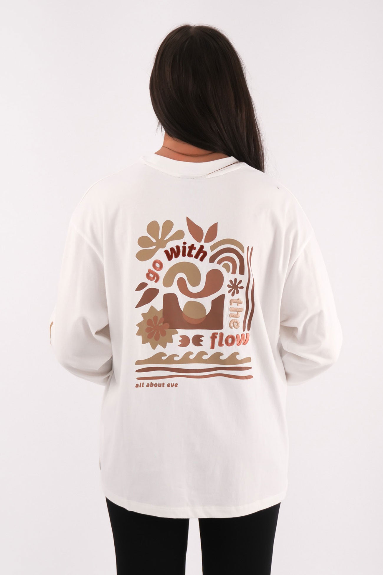 Flow Long Sleeve Tee Vintage White
