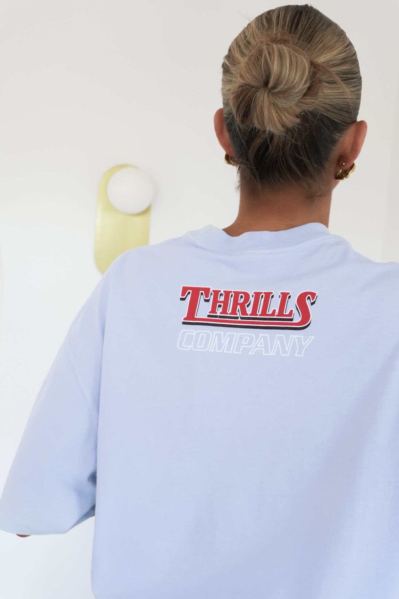 Full Throttle Oversized Tee Placid Blue