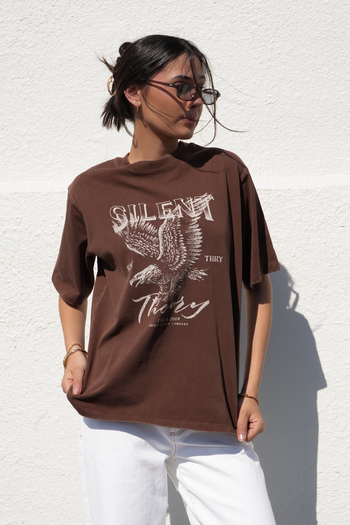 Fundamental Oversized Tee Brown
