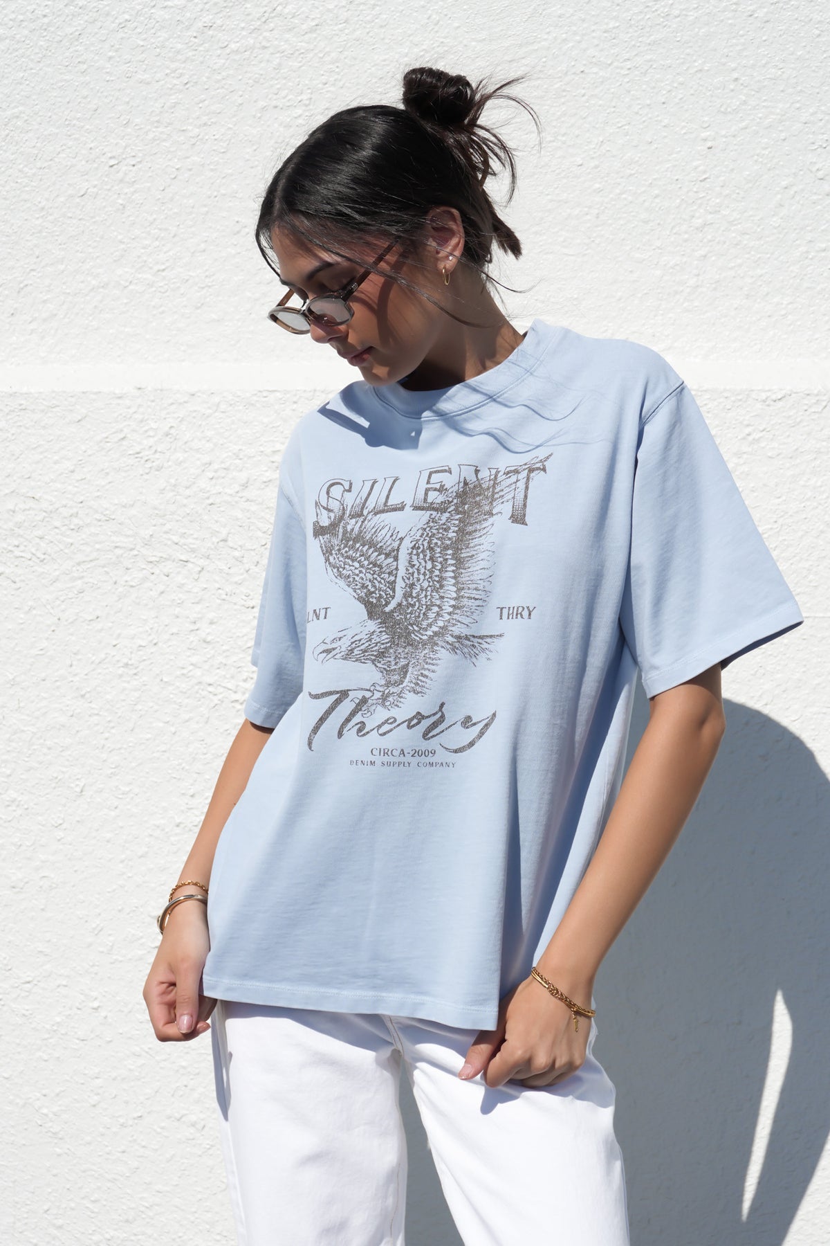 Fundamental Oversized Tee Light Blue