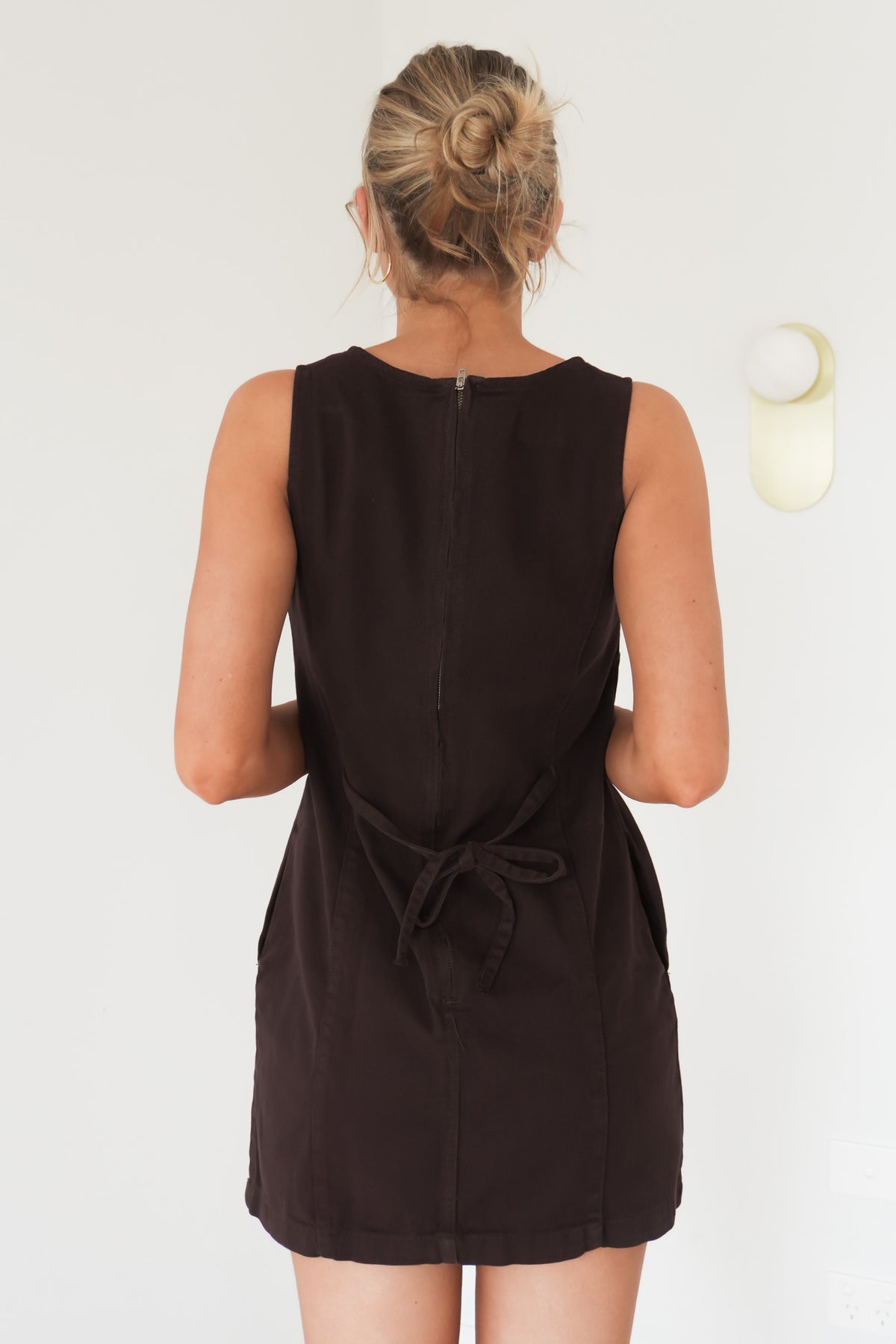 Gemma Mini Dress Chocolate