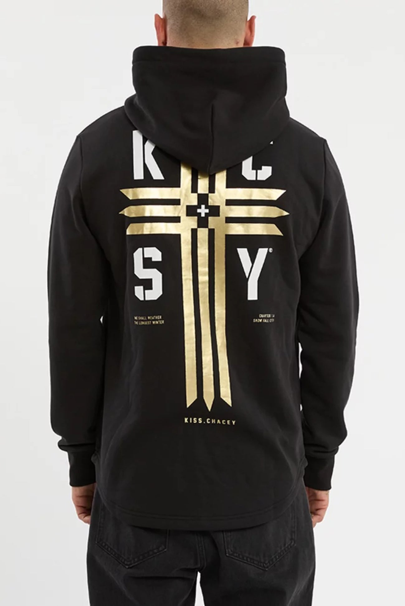 Guardian Dual Curved Hoodie Jet Black