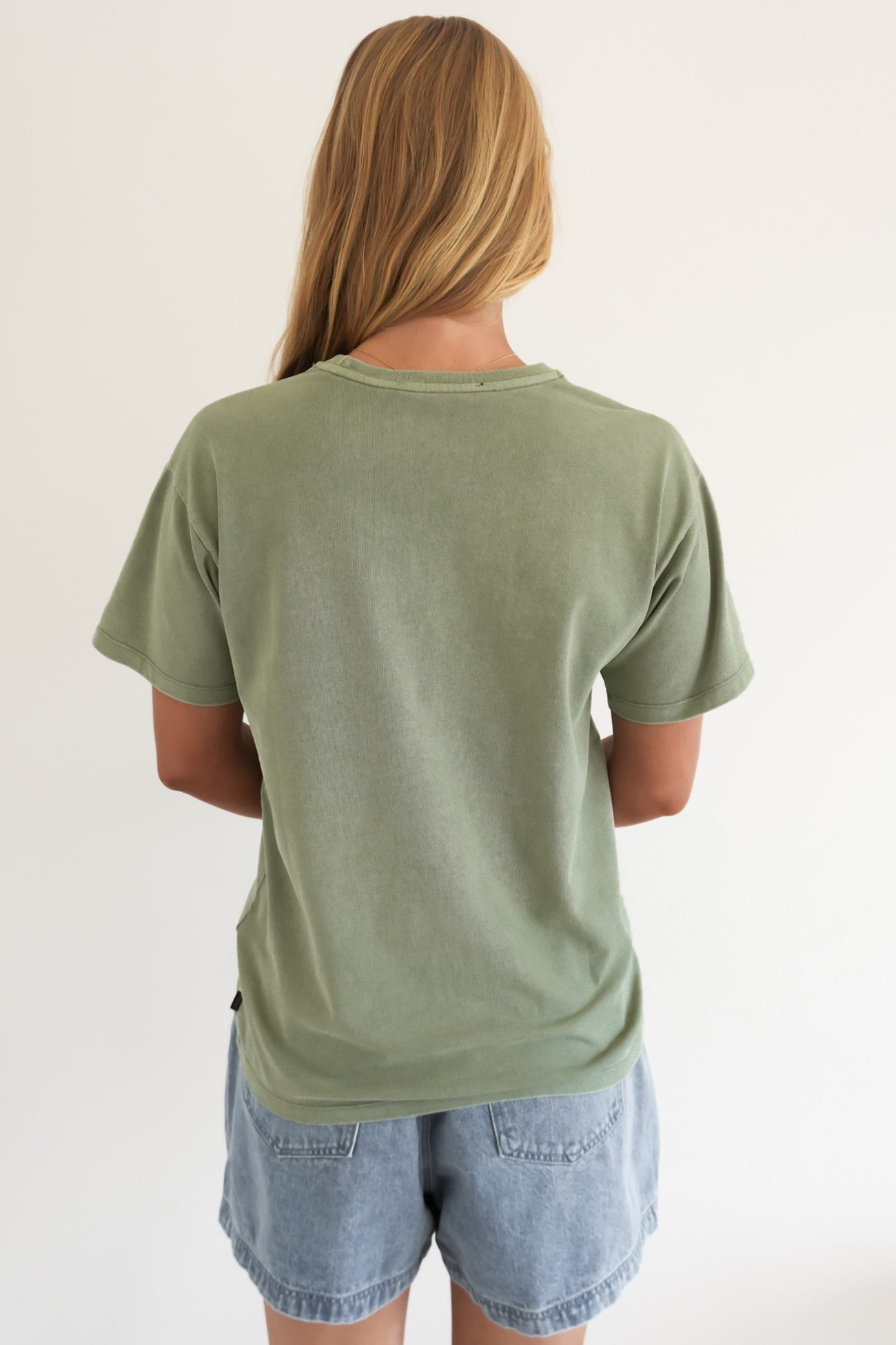 Hand Drawn Tee Green