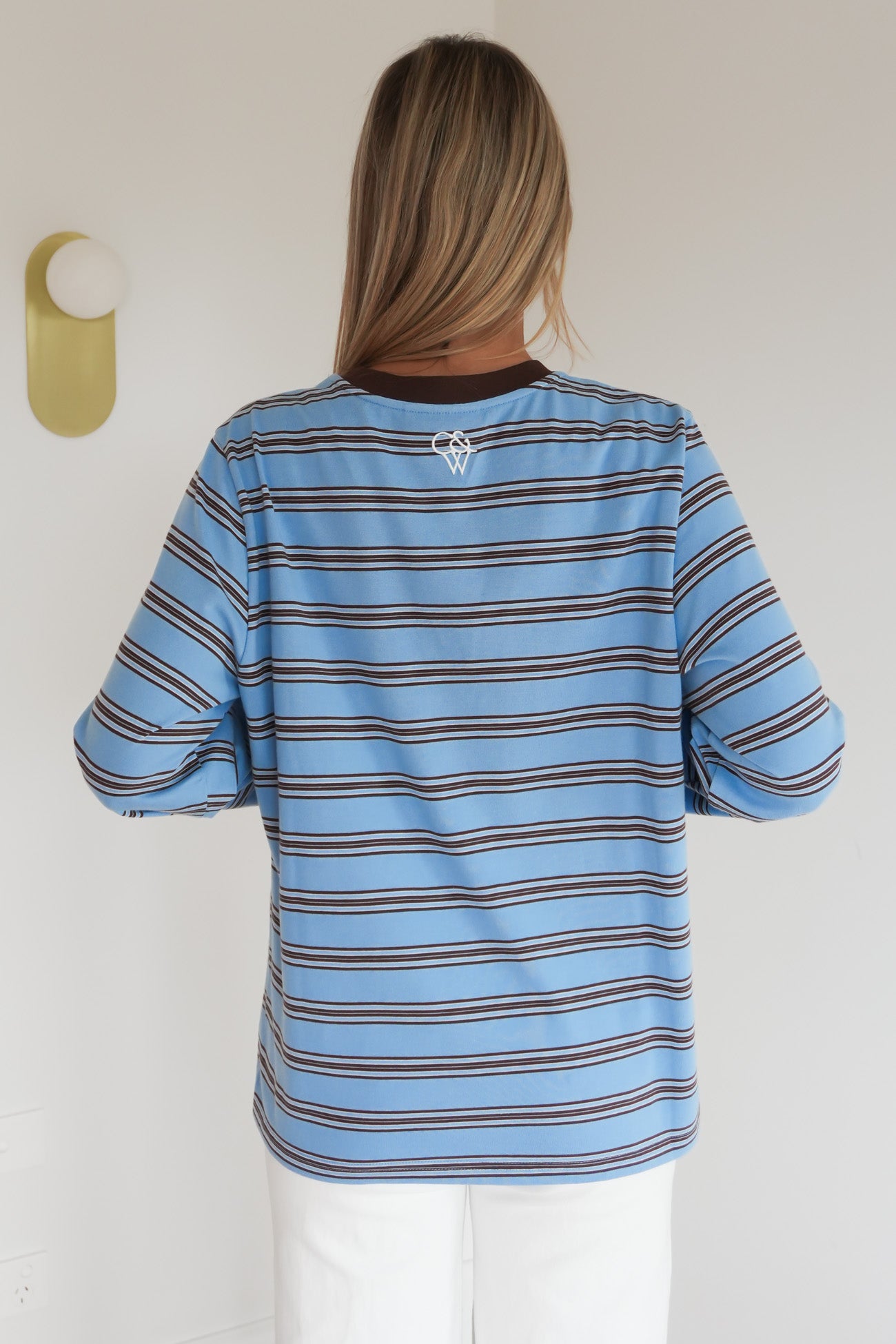Harley Long Sleeve Truffle Ice Stripe