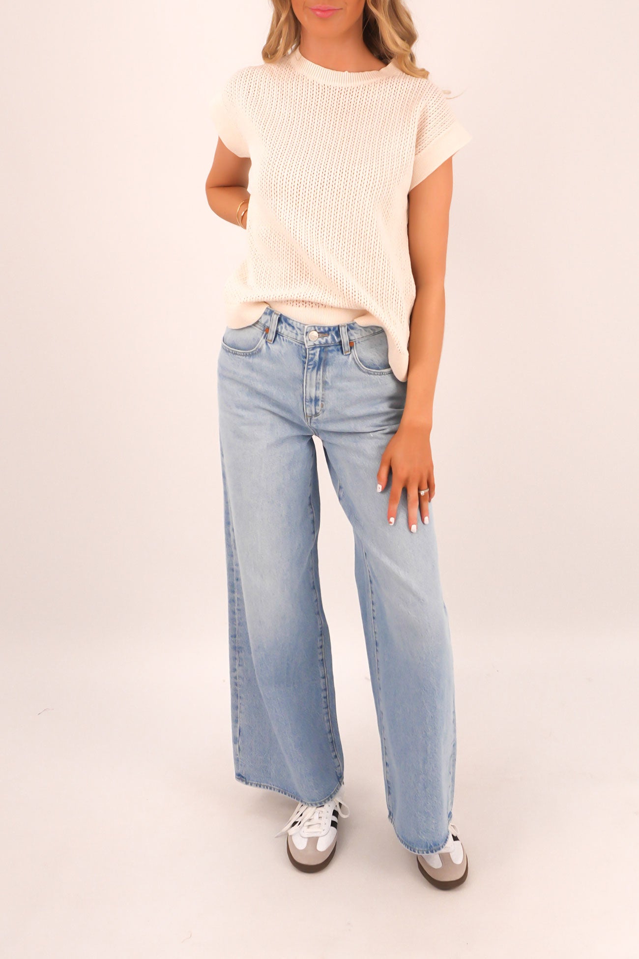 Hayden Knit Top Beige