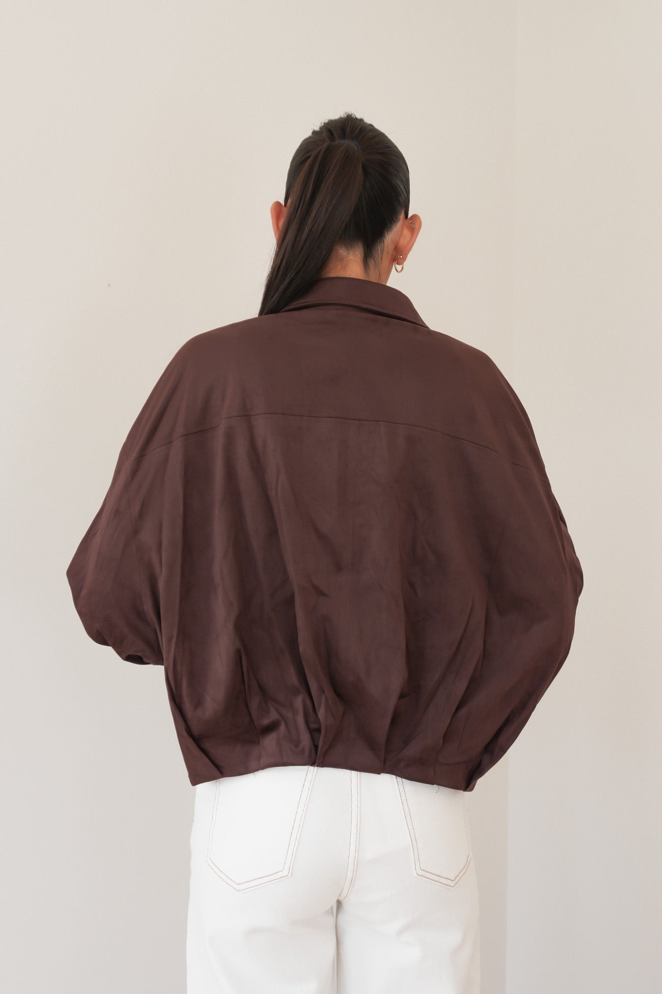 Haze Suede Jacket Chocolate