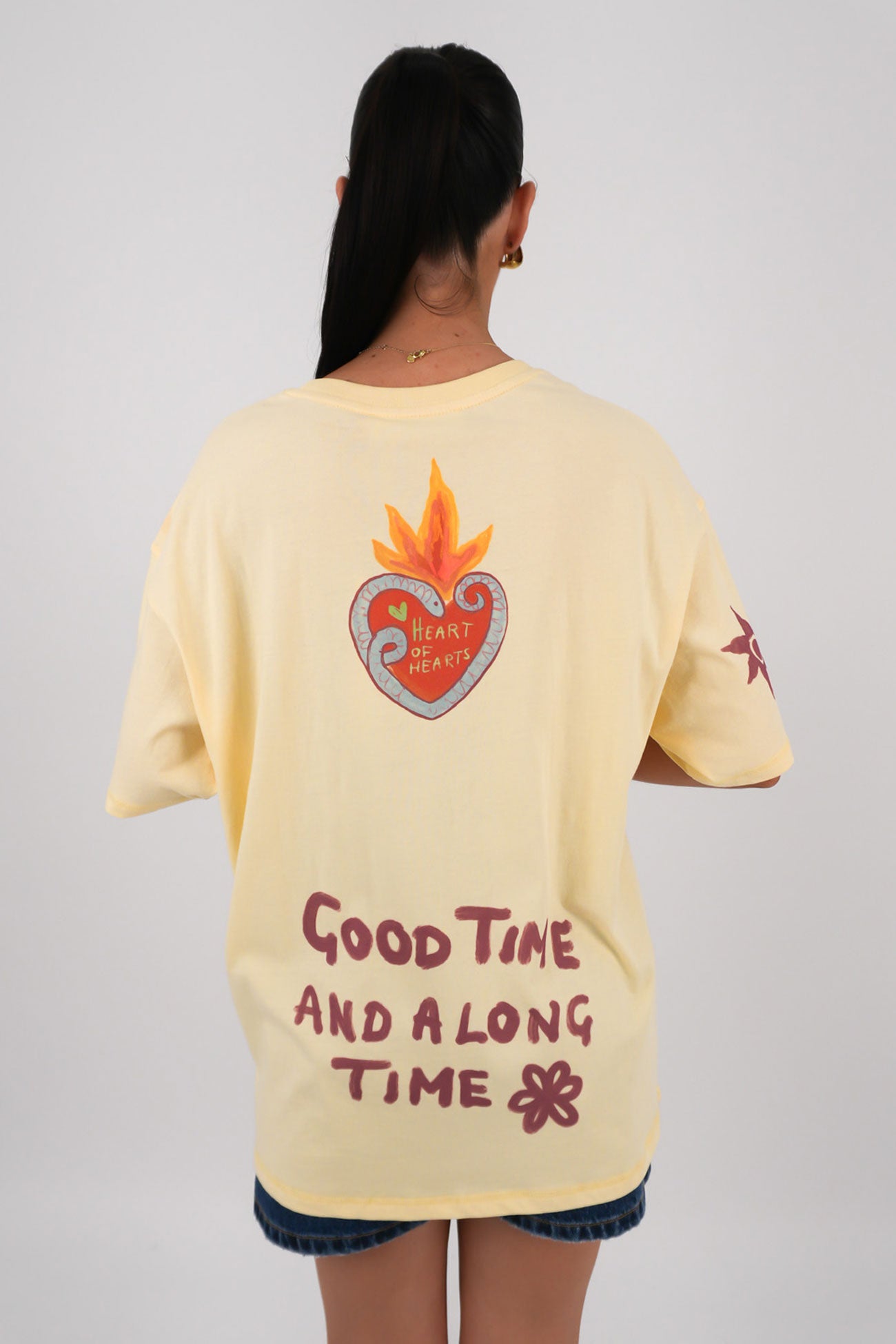Heart Of Hearts Tee Lemon
