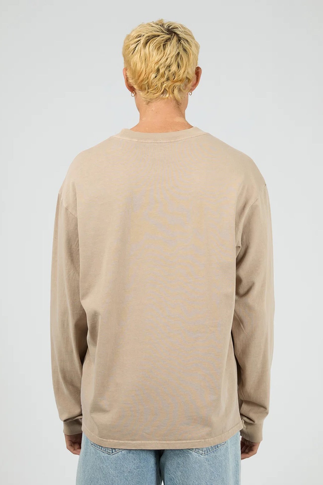Heavyweight Long Sleeve Tee Tan