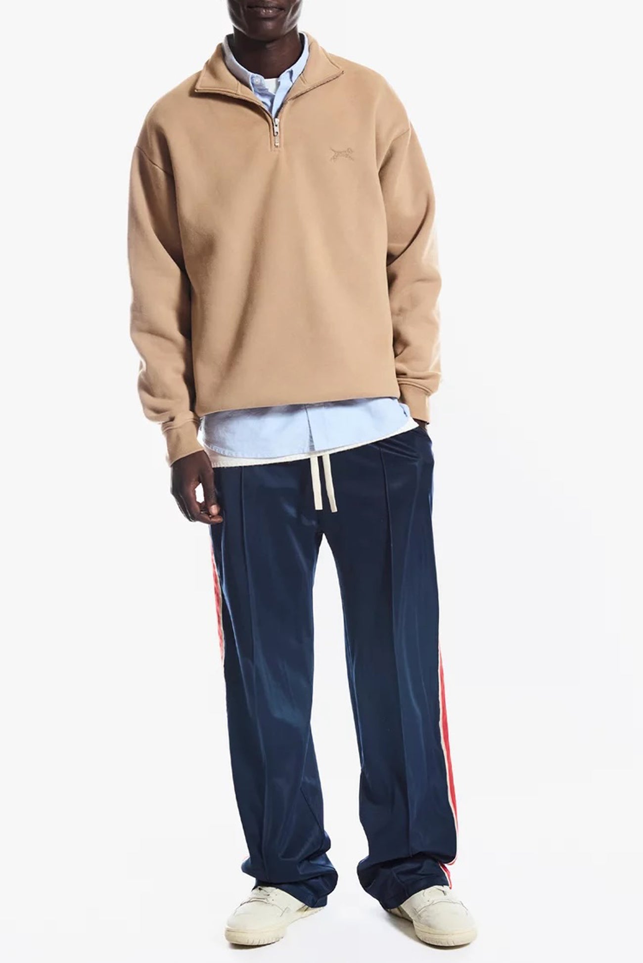 Heritage Quarter Zip Beige