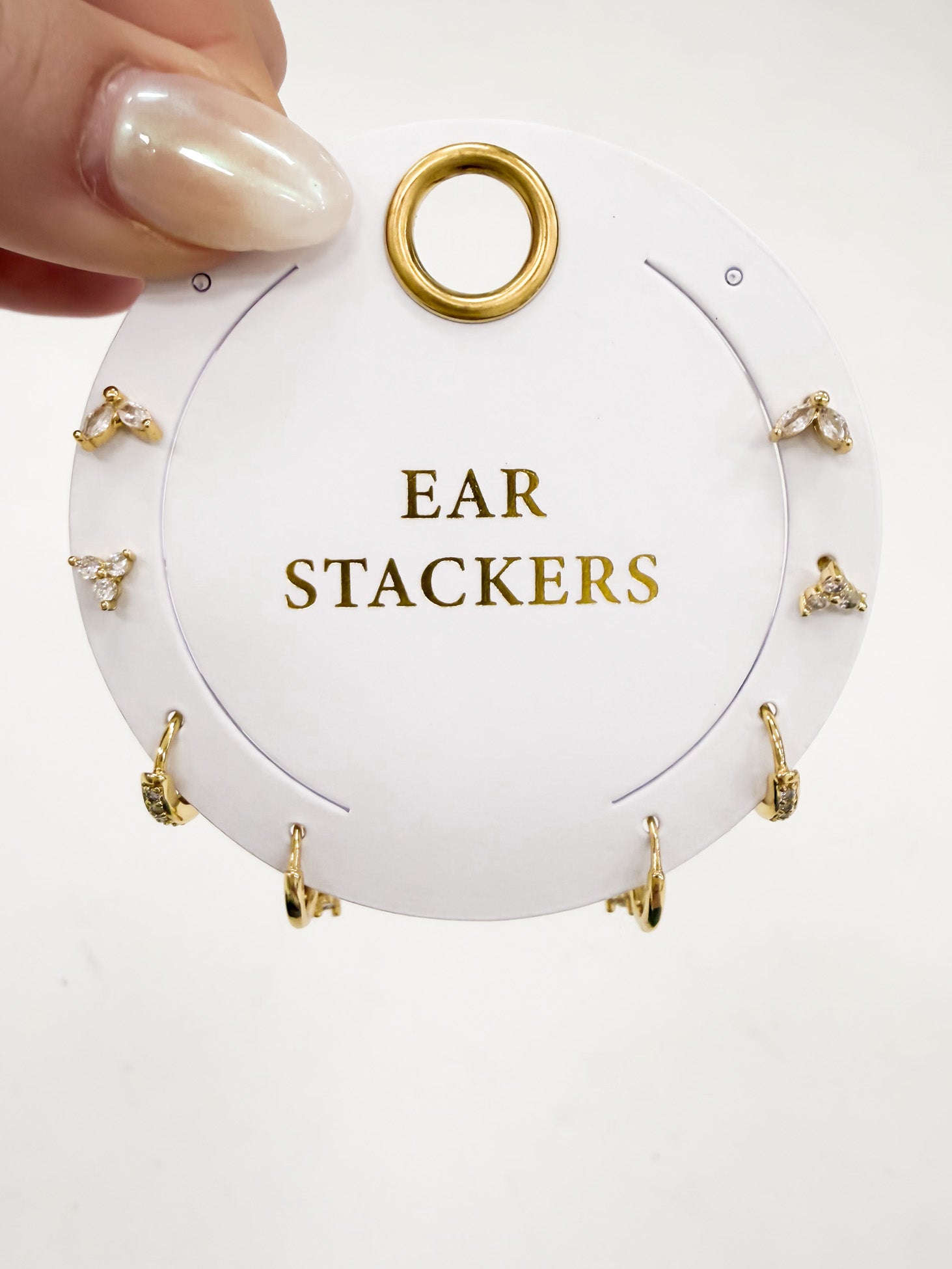 Aspen Earring 4 Pack Gold