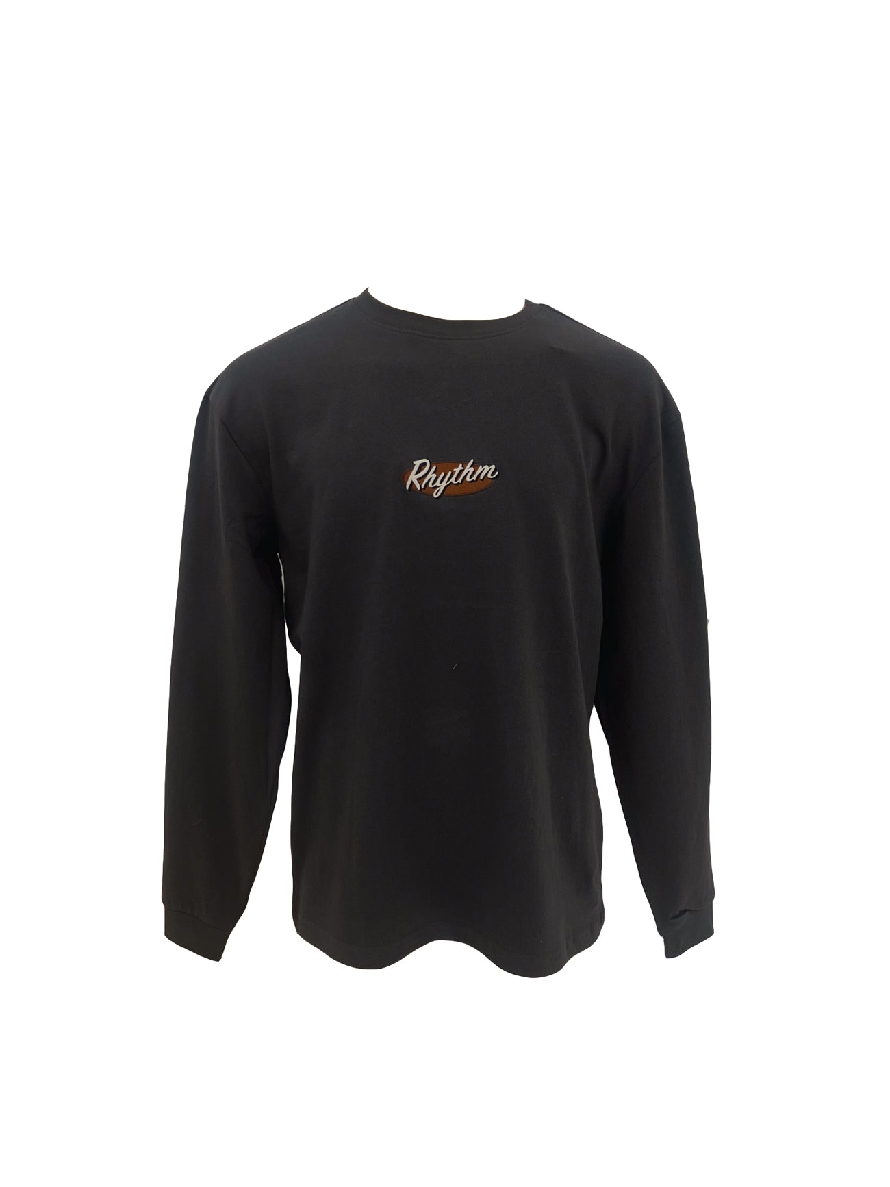Hallmark Heavy Vintage Embroidered Long Sleeve T-Shirt Coal