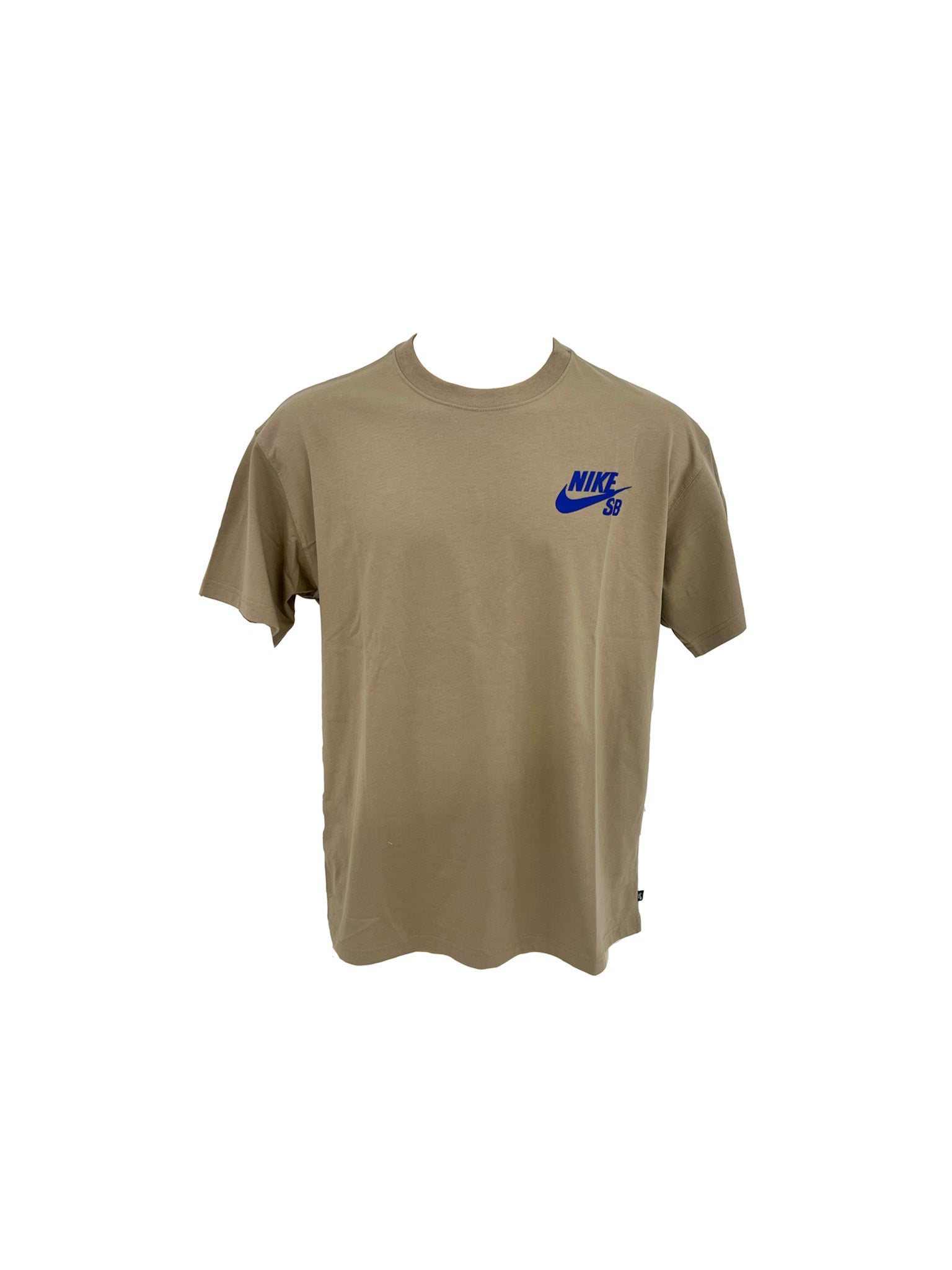 Nike SB Tee Logo Khaki Hyper Royal