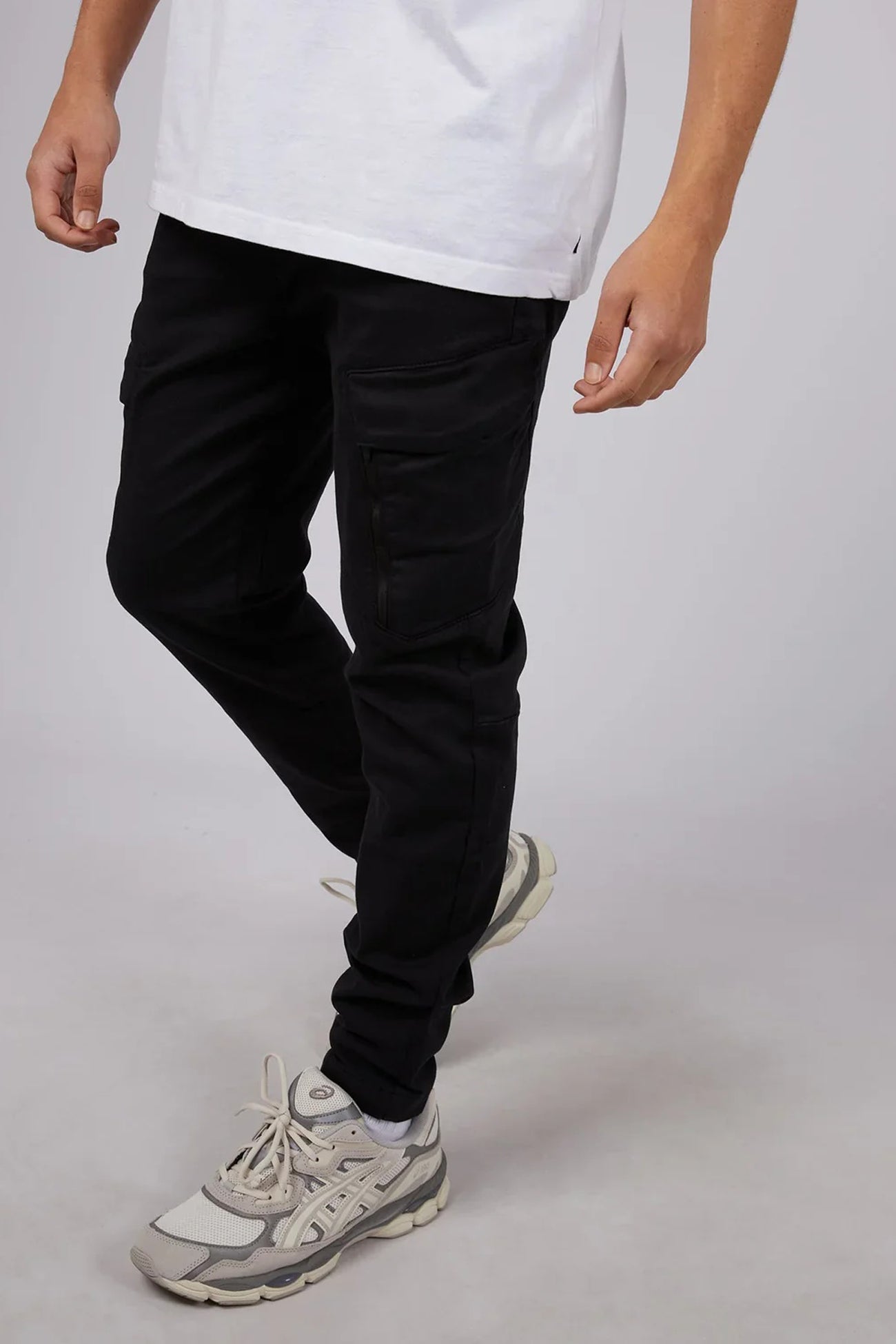 Inset Cargo Pant Black