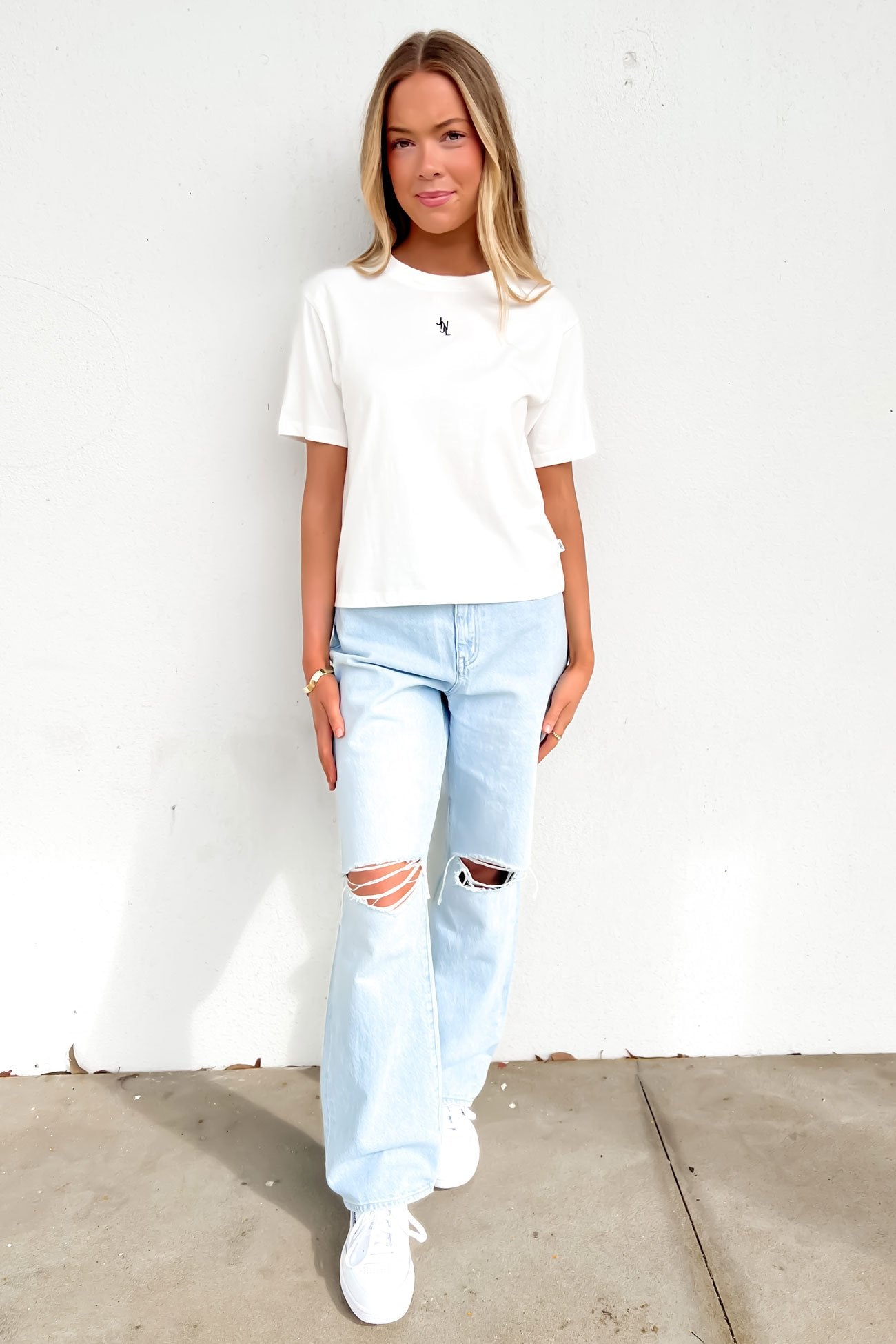 JNJL Core Tee Vintage White