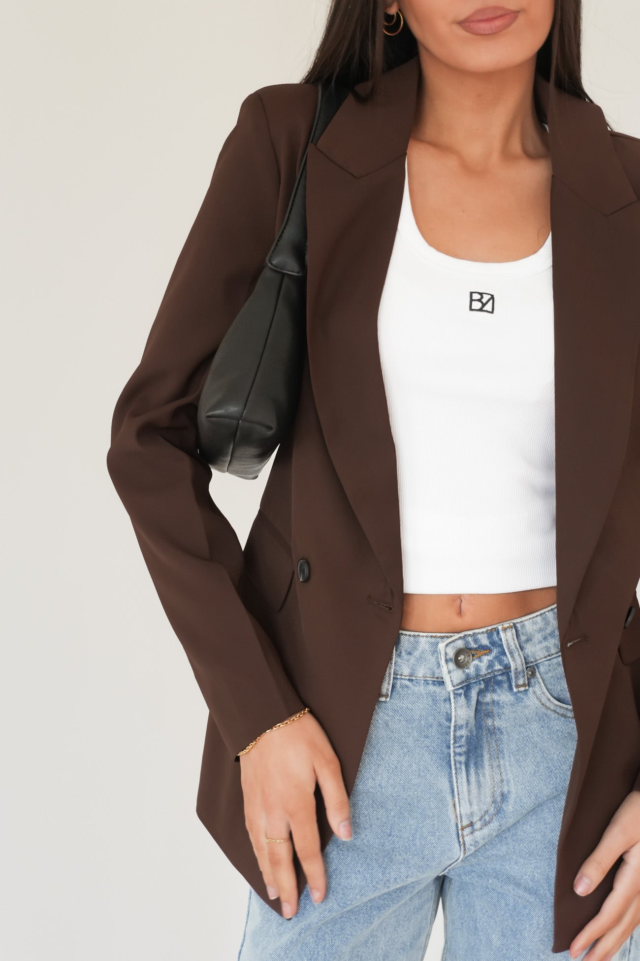 Jade Blazer Chocolate
