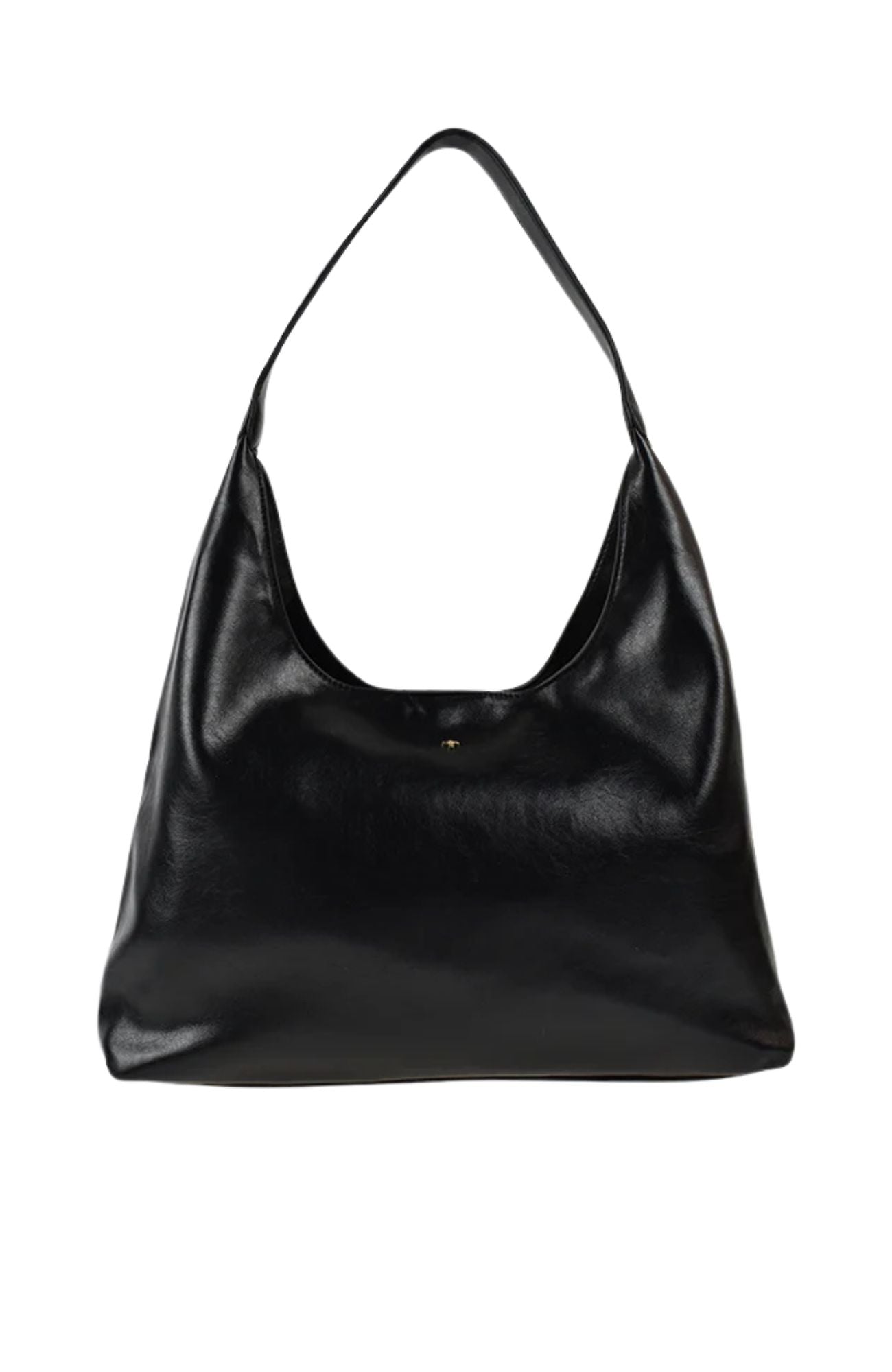 Jami Bag Black Crinkle Gold