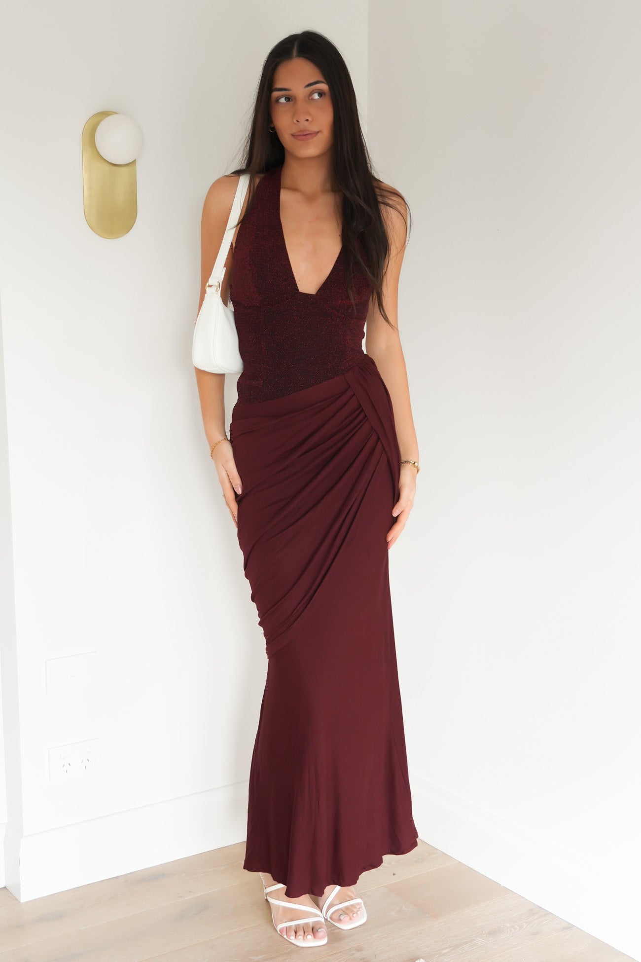 Jarnai Maxi Dress Wine