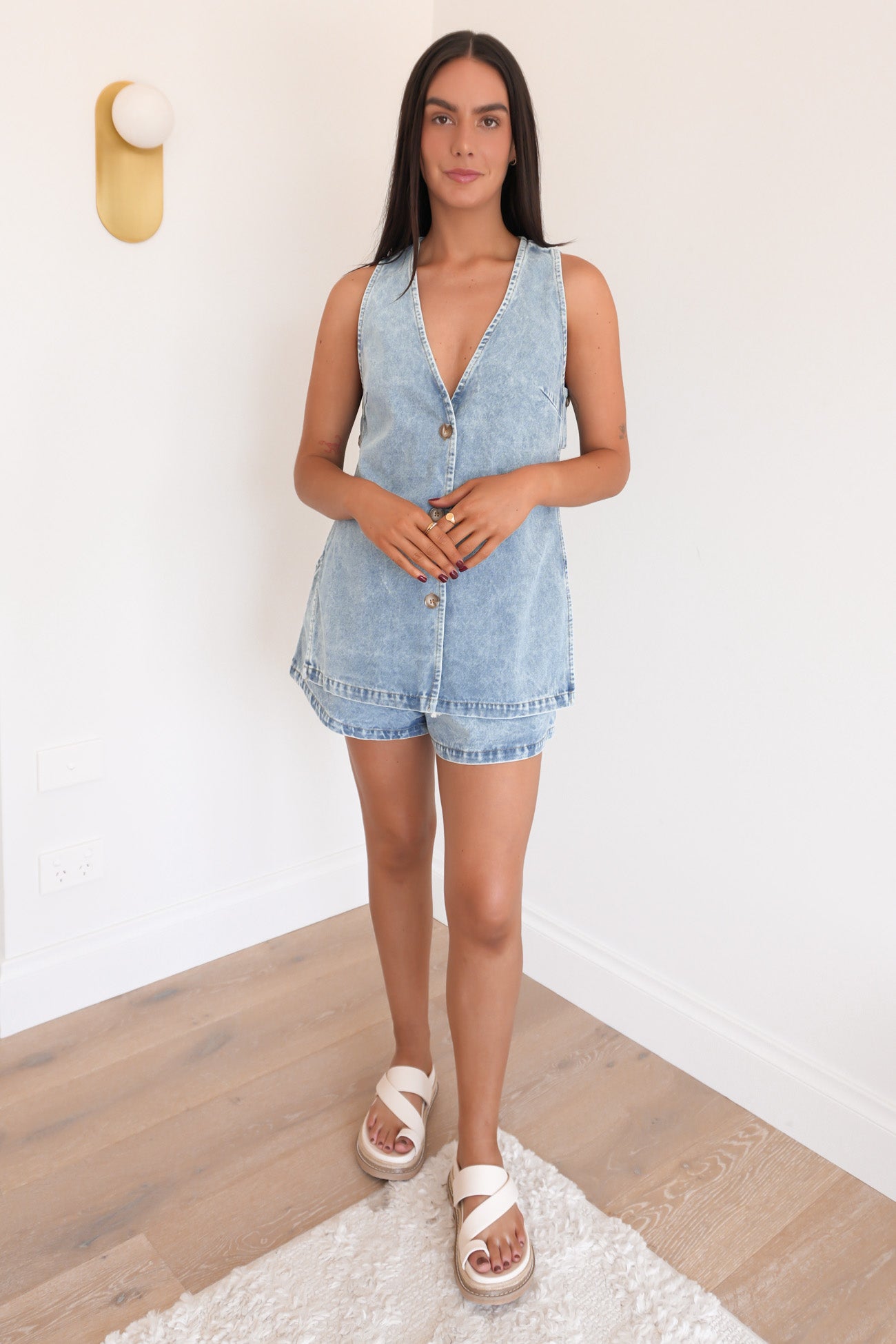 Jay Denim Set Light Blue