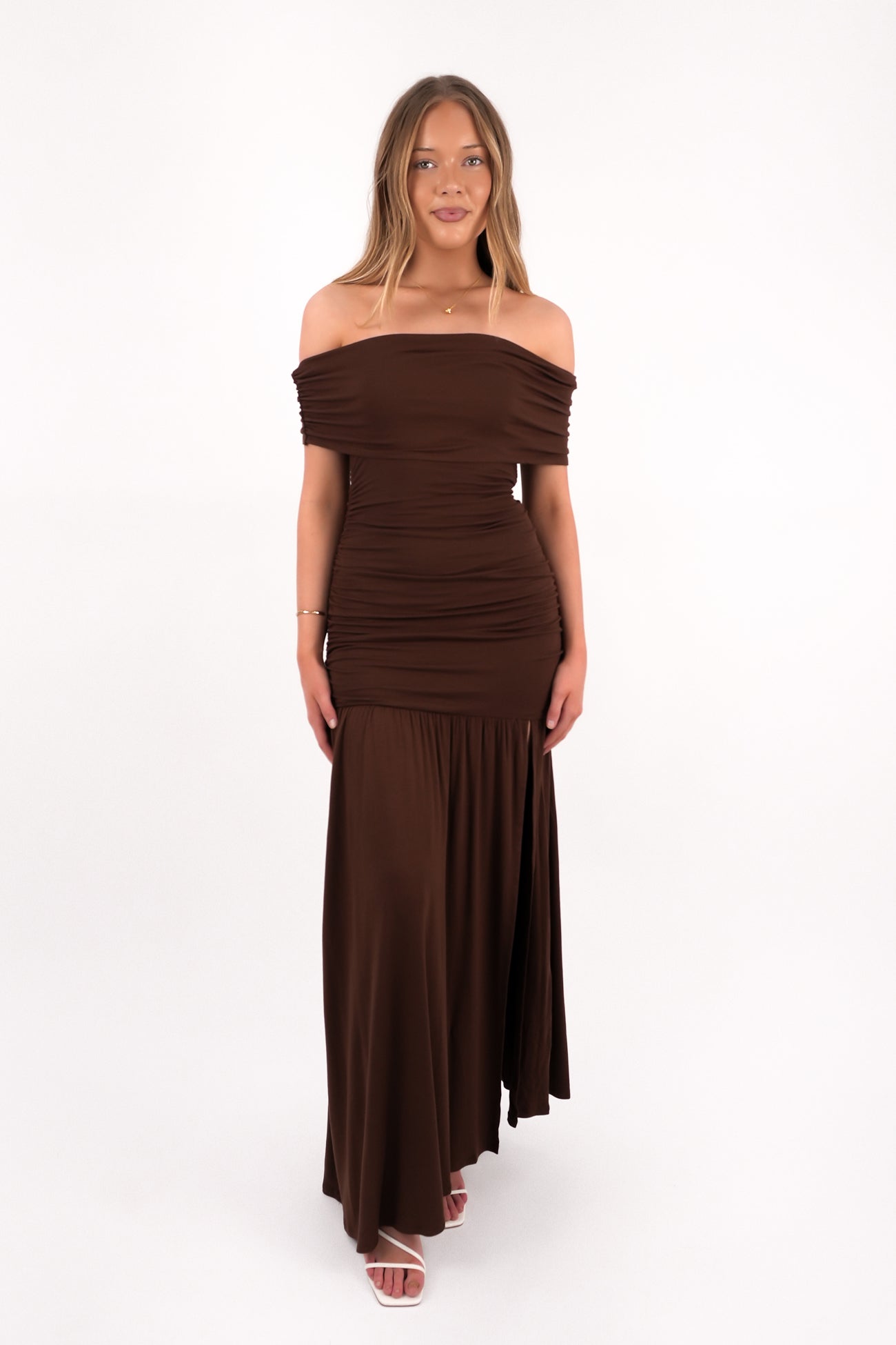 Jaymie Maxi Dress Chocolate