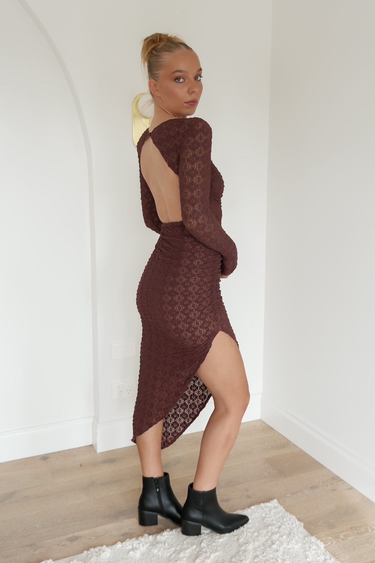 Jaysen Midi Dress Cocoa